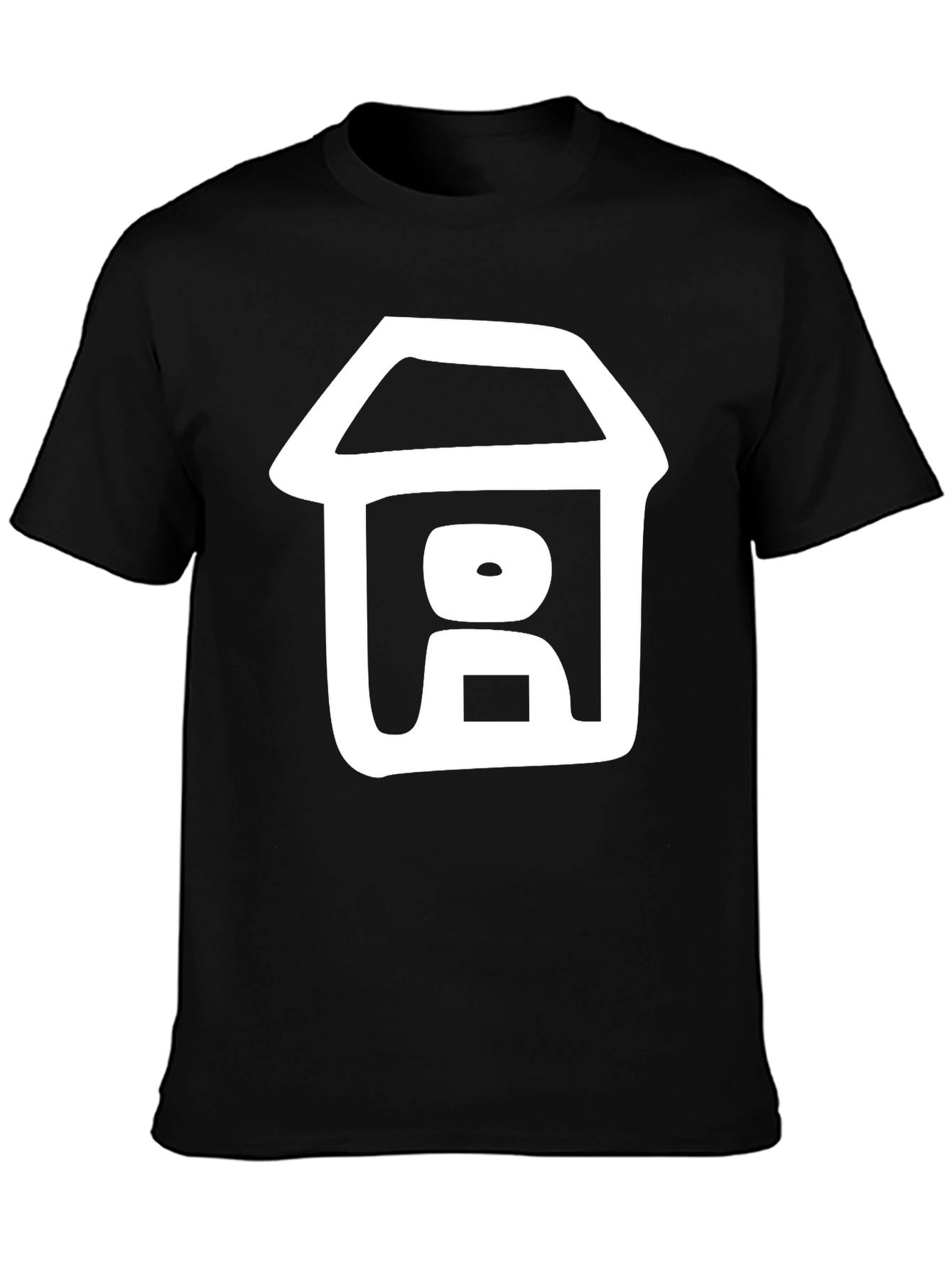 Abstract House Graphic Tee - Stylish Comfort