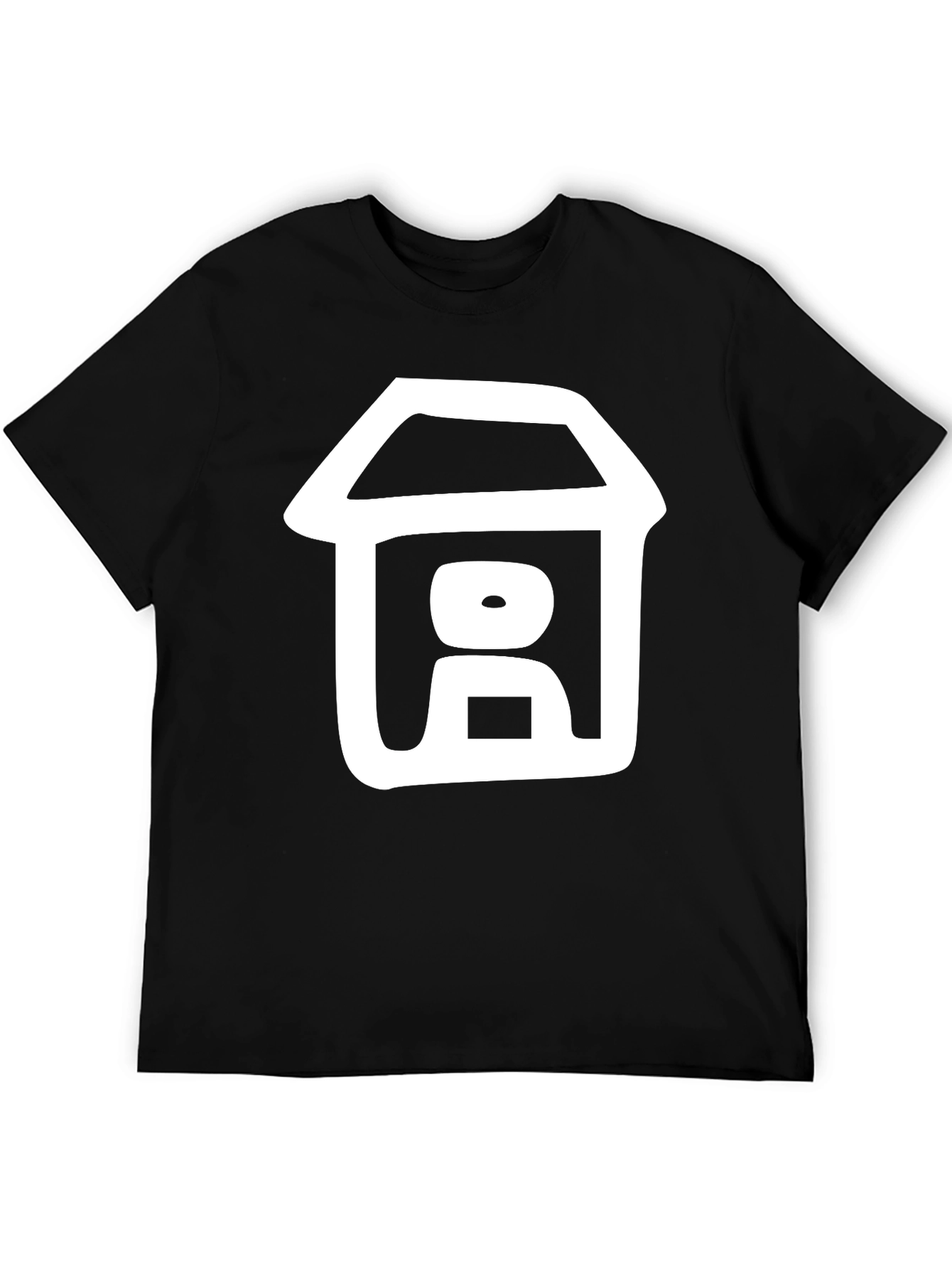 Abstract House Graphic Tee - Stylish Comfort