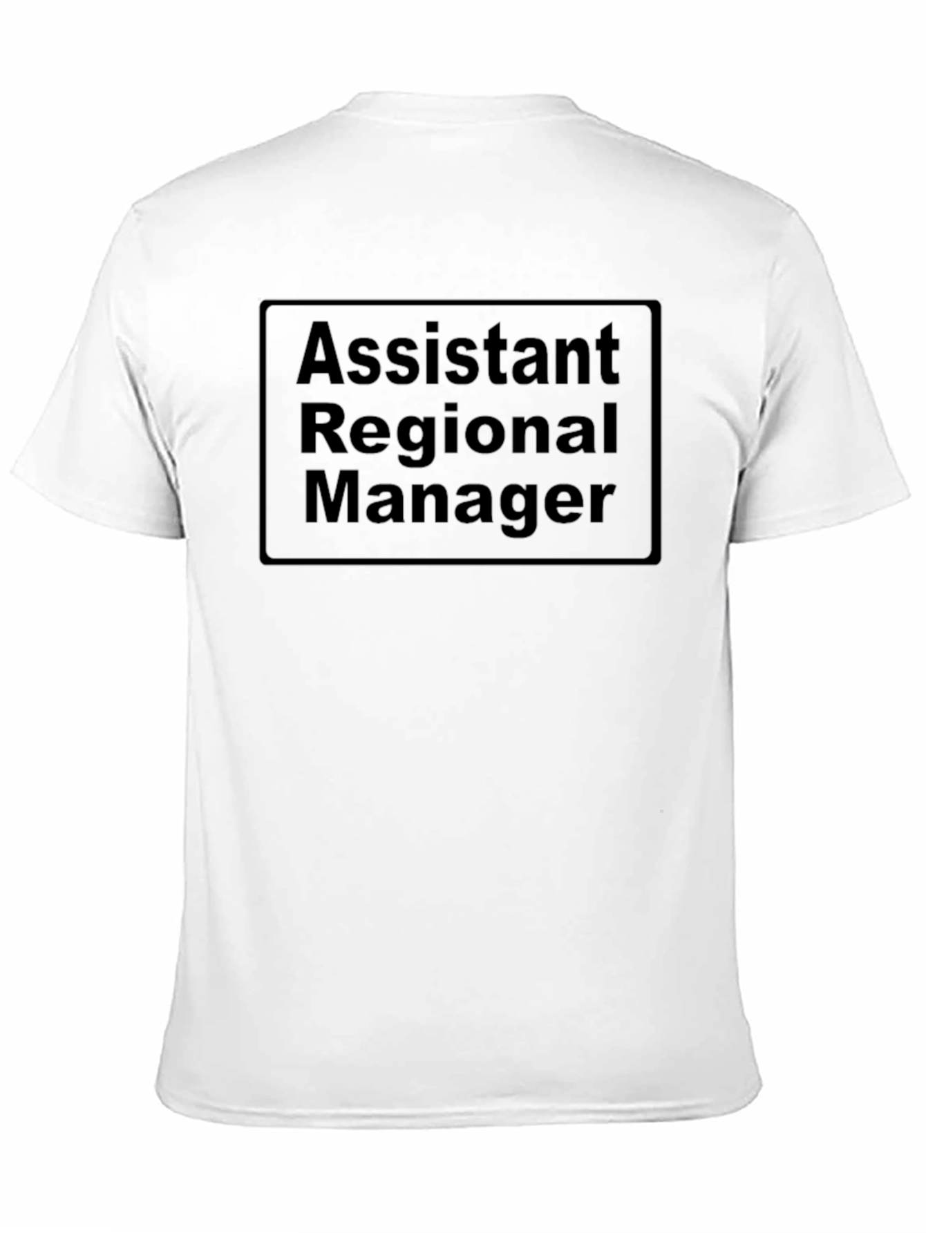 Assistant Regional Manager T-Shirt - Black
