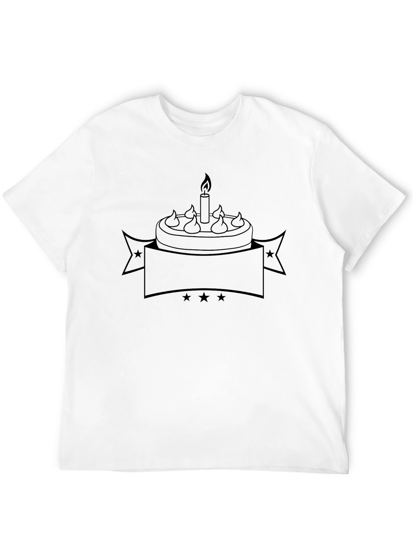 Birthday Cake Graphic Tee - Celebrate in Style!