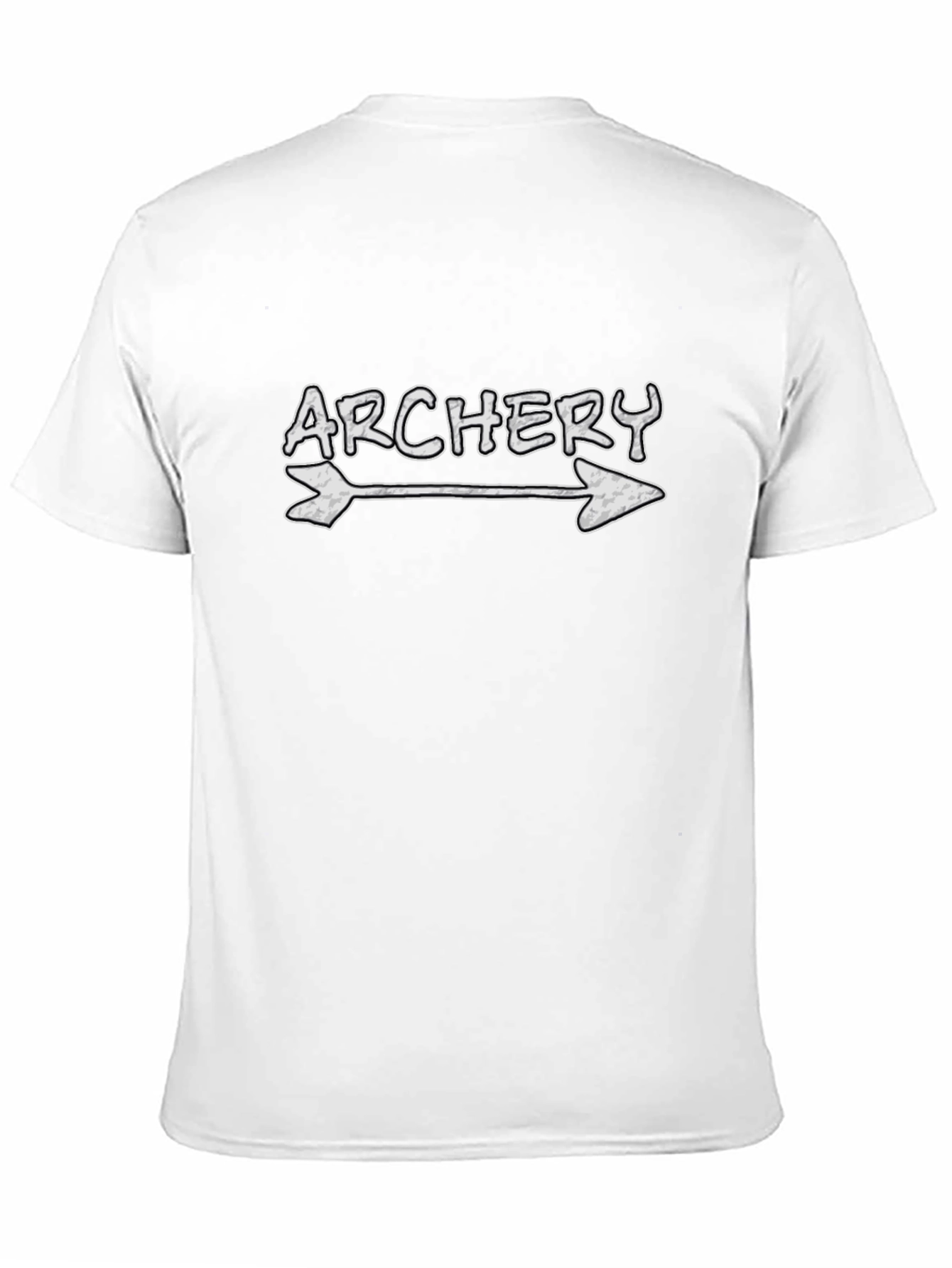 Archery Arrow Graphic Tee - Black Cotton T-Shirt