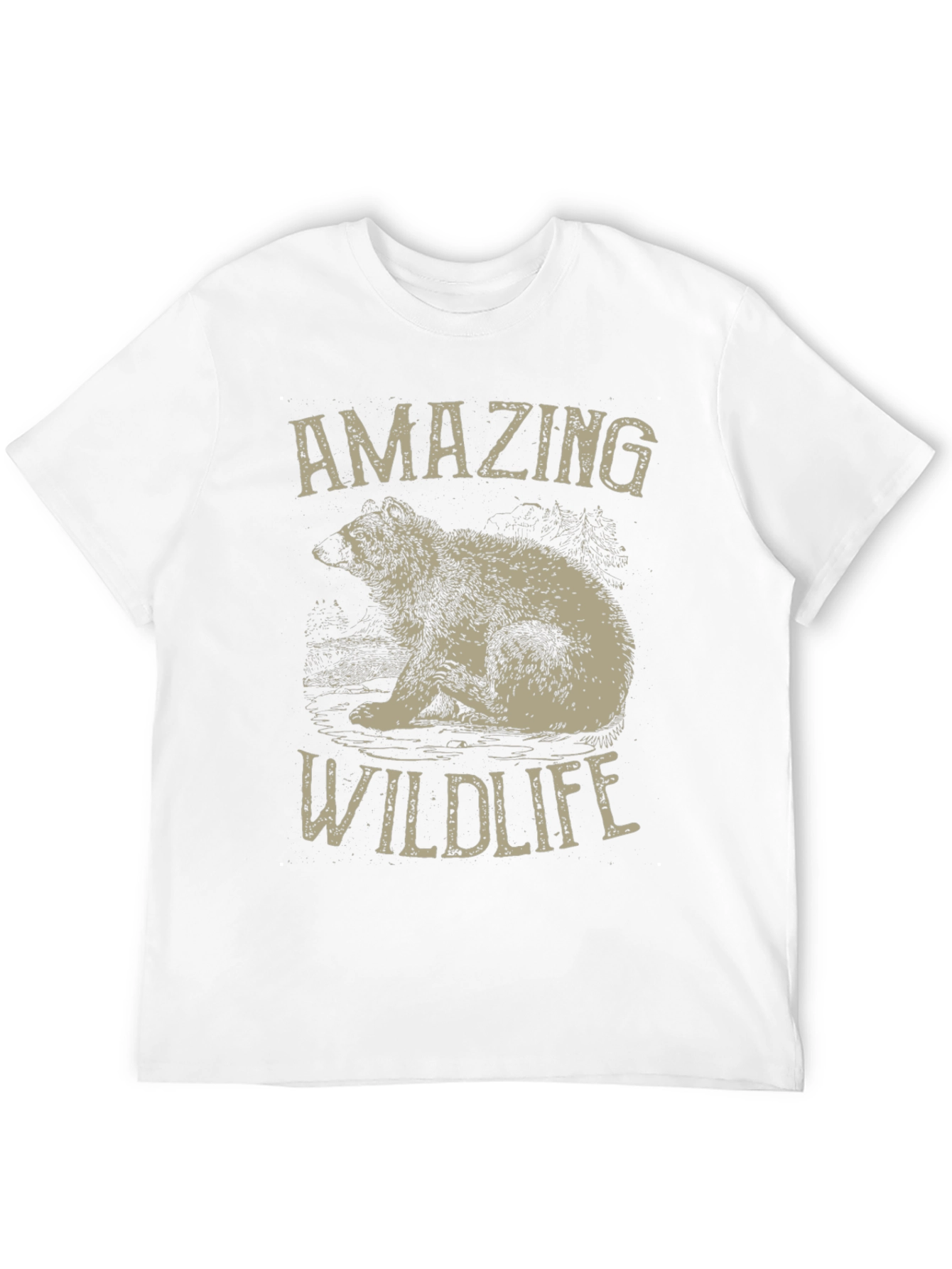 Amazing Wildlife Bear Graphic Tee
