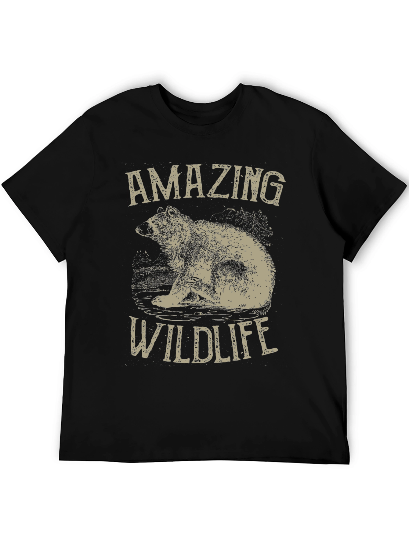 Amazing Wildlife Bear Graphic Tee