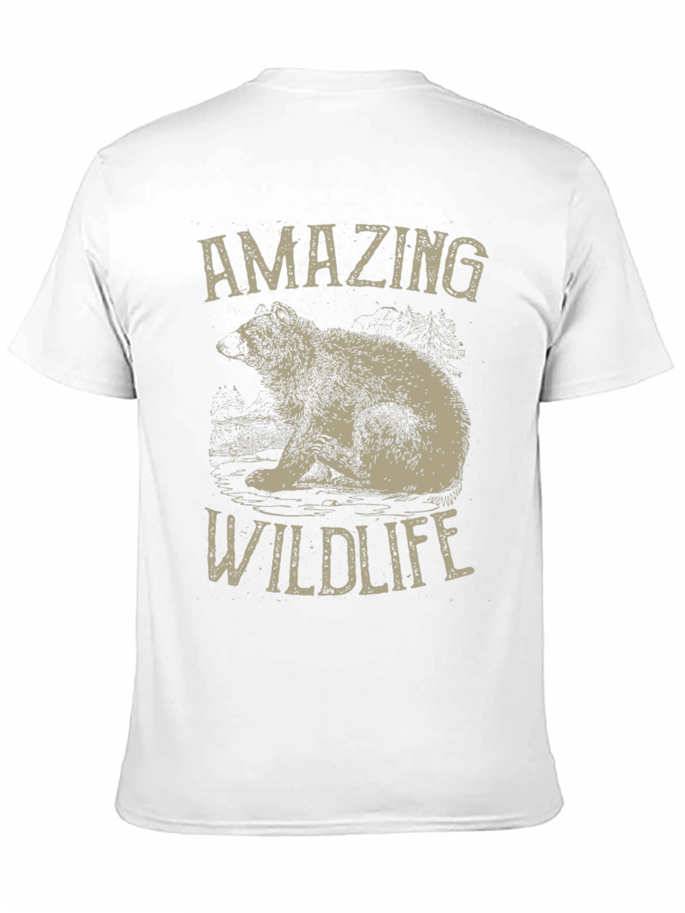 Amazing Wildlife Bear Graphic Tee