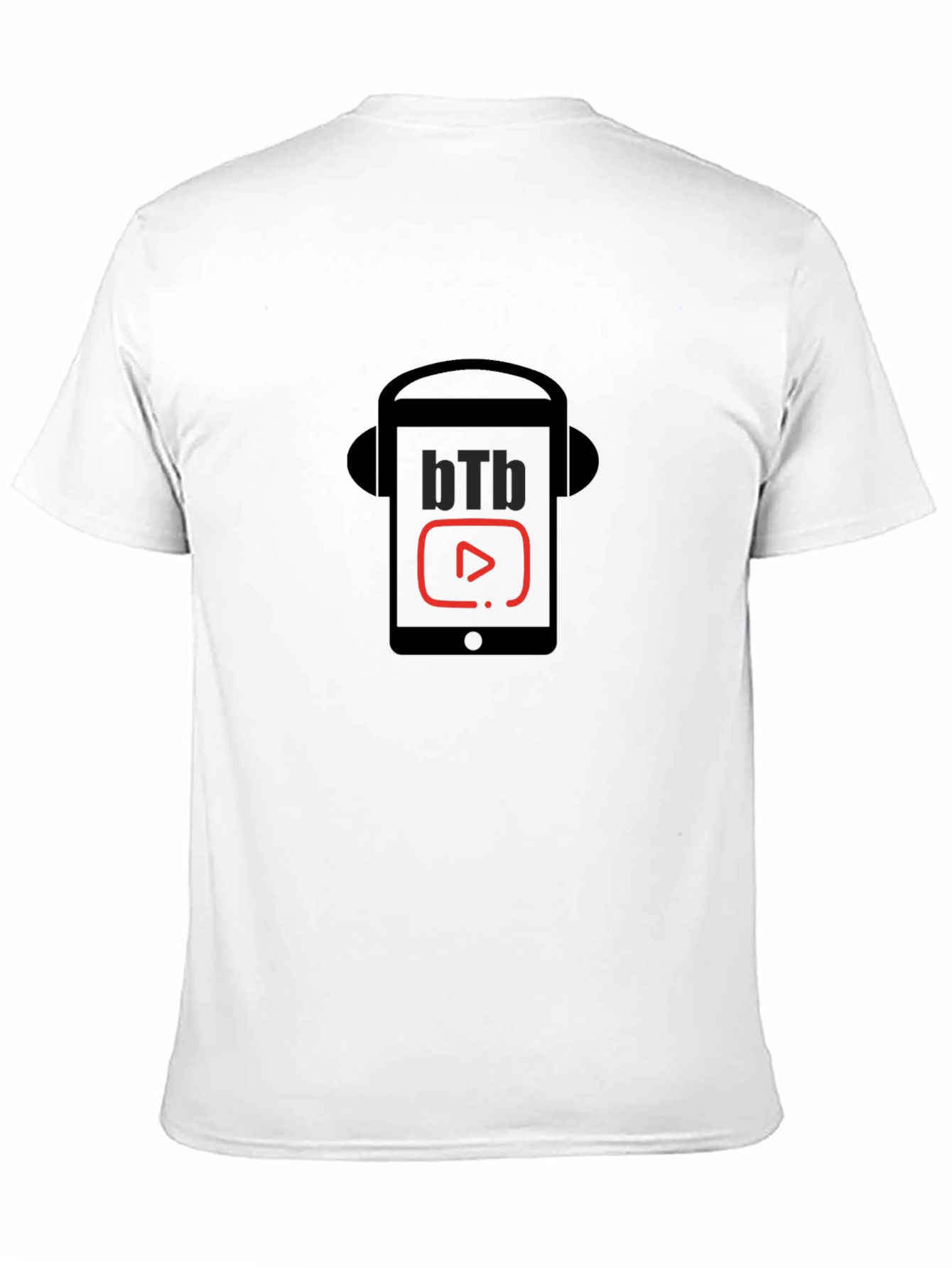 Black bTb Headphone Graphic Tee