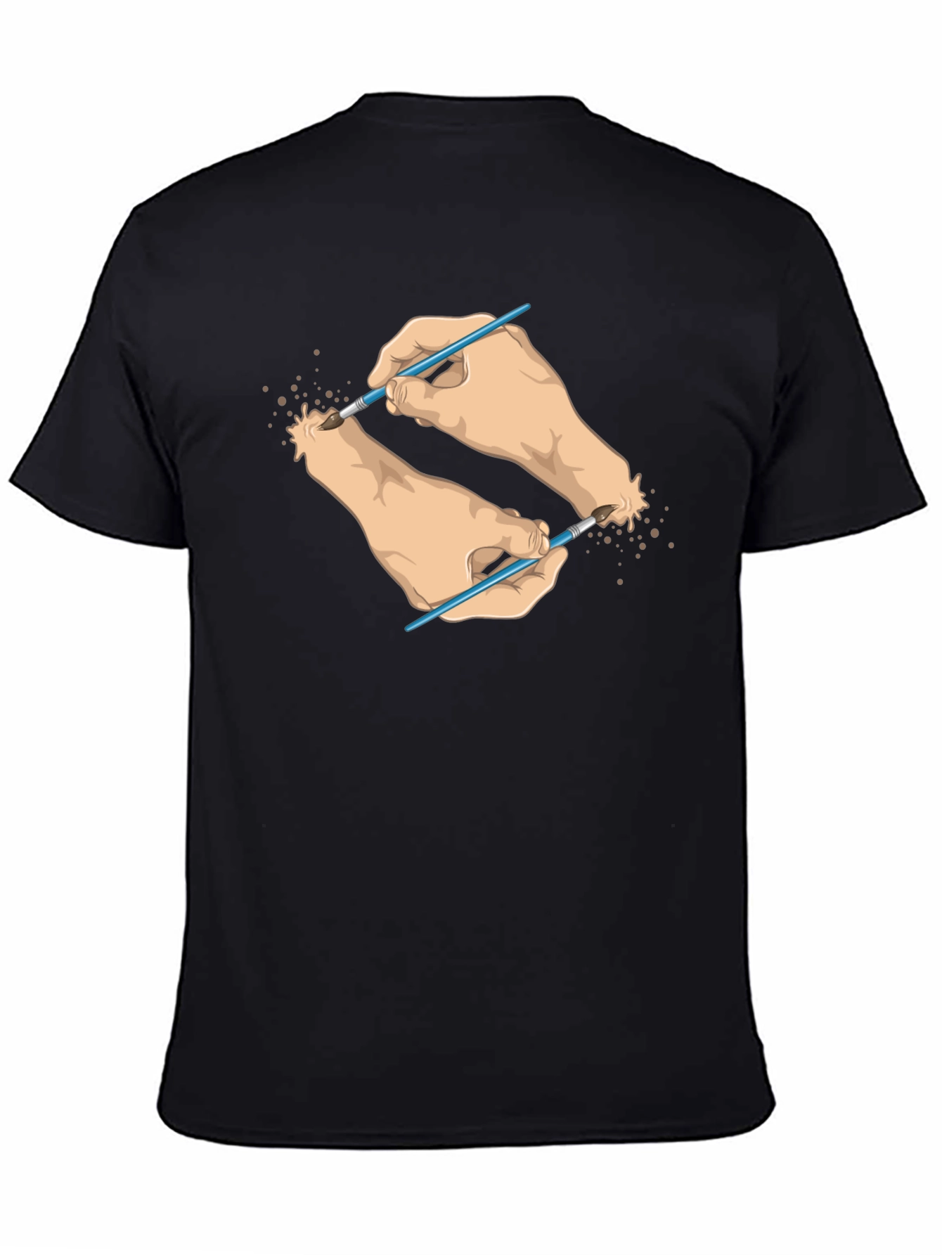 Artistic Hands T-Shirt - Unique Design