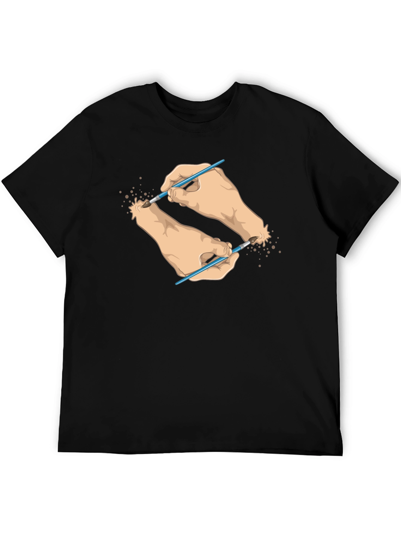 Artistic Hands T-Shirt - Unique Design