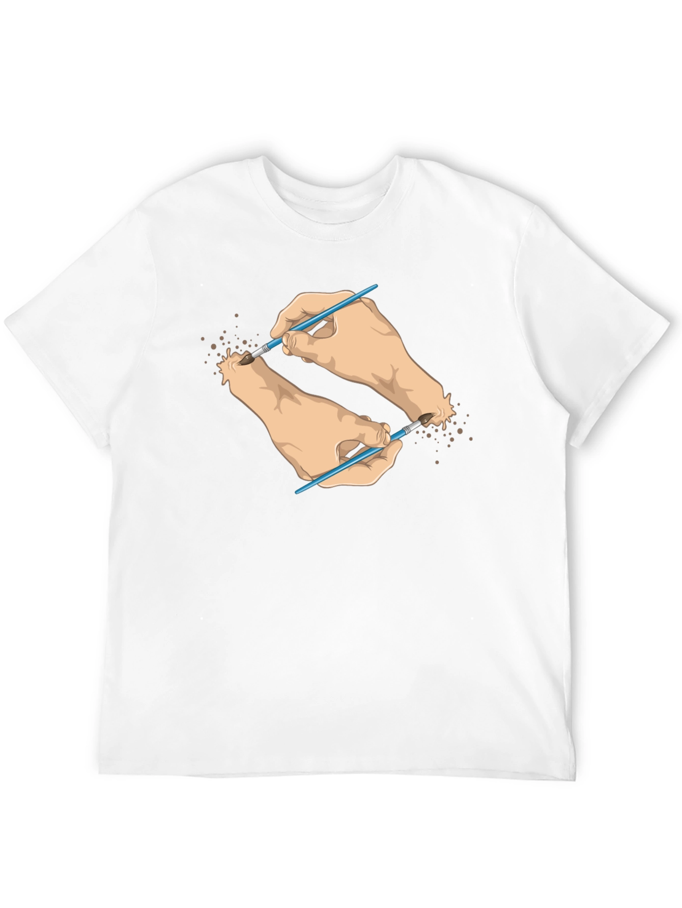 Artistic Hands T-Shirt - Unique Design