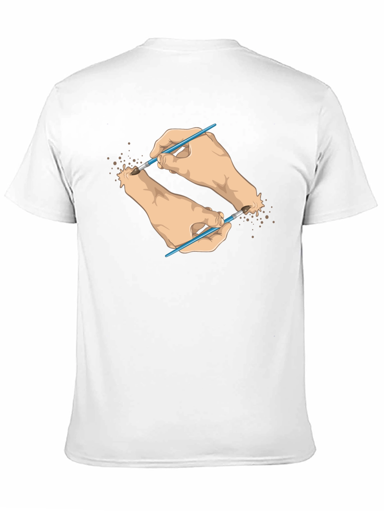 Artistic Hands T-Shirt - Unique Design