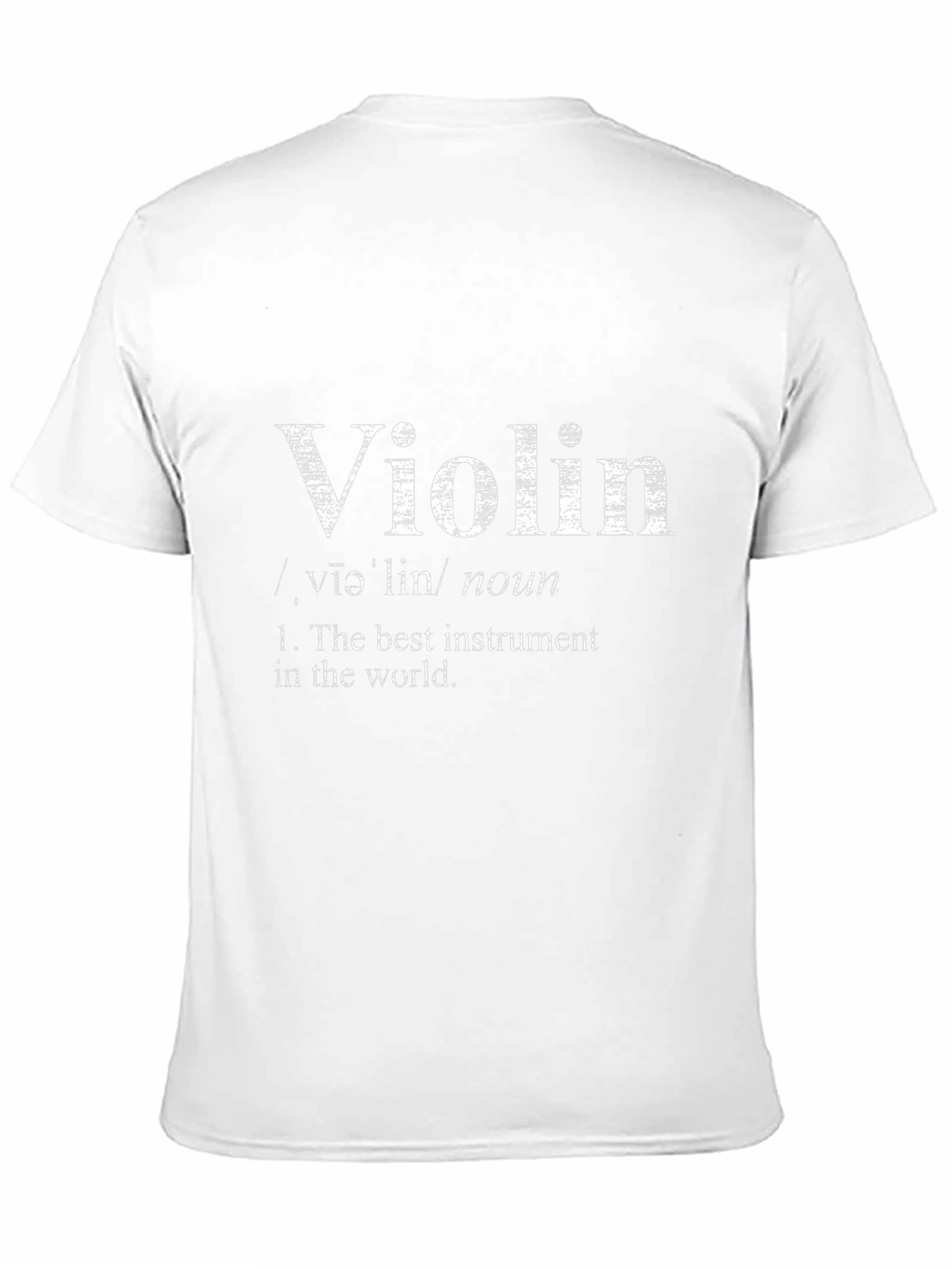 Violin Definition Black T-Shirt - Music Lover Tee