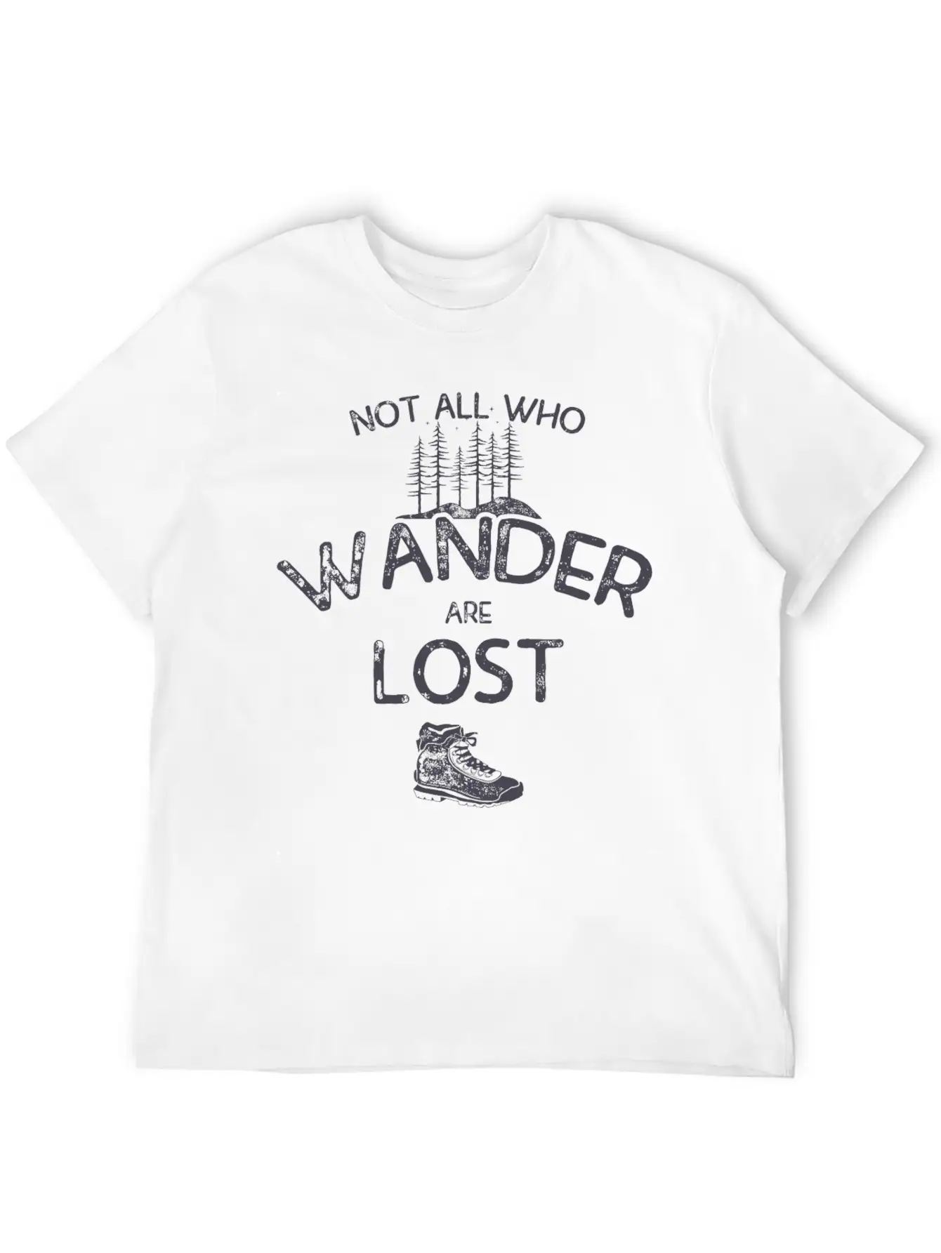 Wanderlust Red Lightweight Cotton T-Shirt – Daily Comfort Graphic Shirt