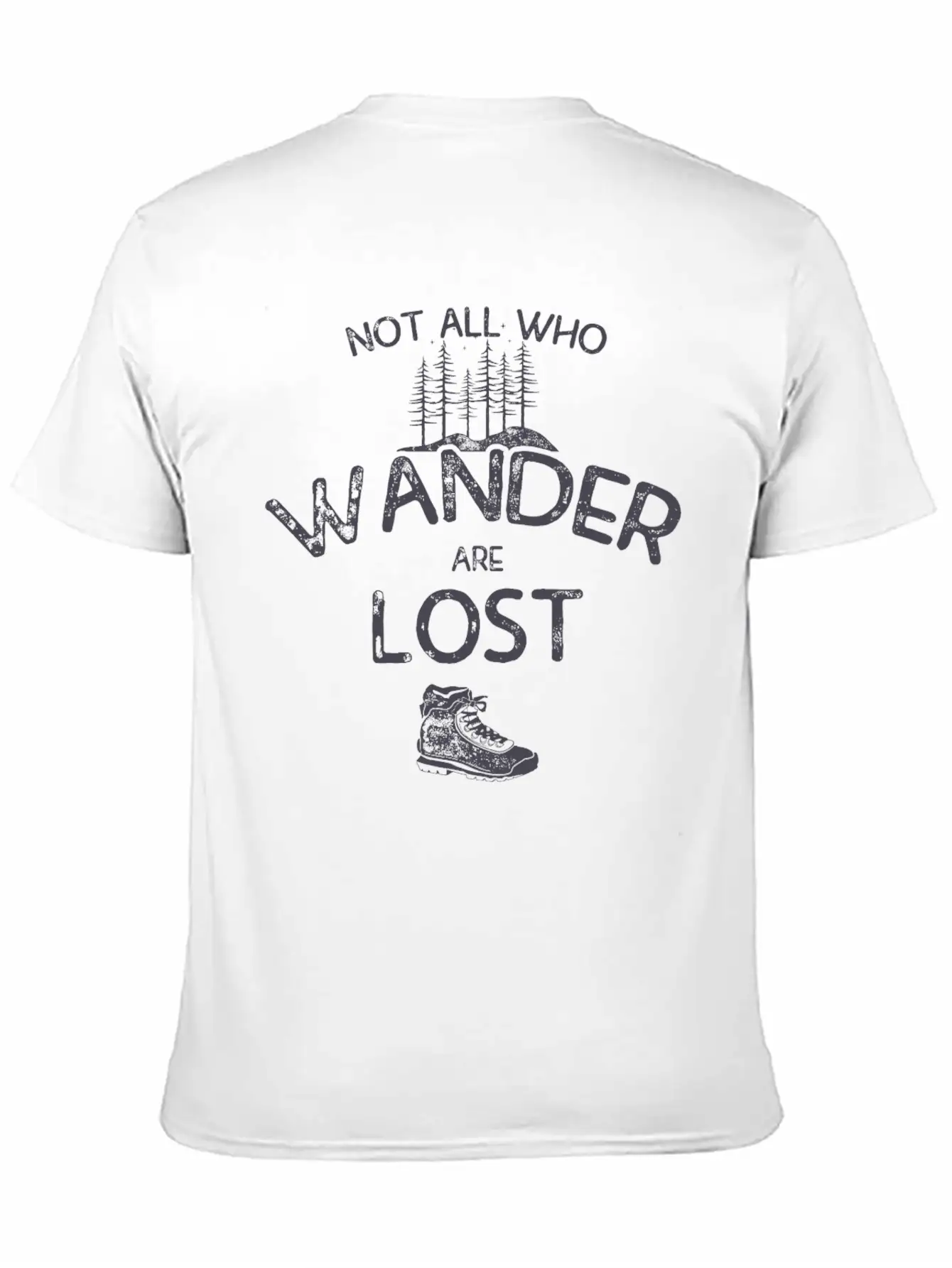 Wanderlust Red Lightweight Cotton T-Shirt – Daily Comfort Graphic Shirt