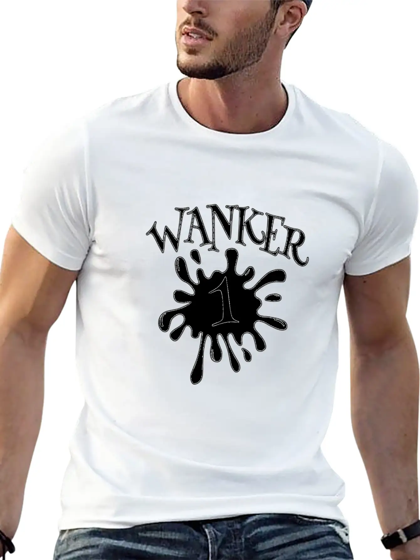 Wanker 1 Funny Matching Friend Bro Buds British Hu Lightweight Cotton T-Shirt – Daily Comfort Graphic Shirt