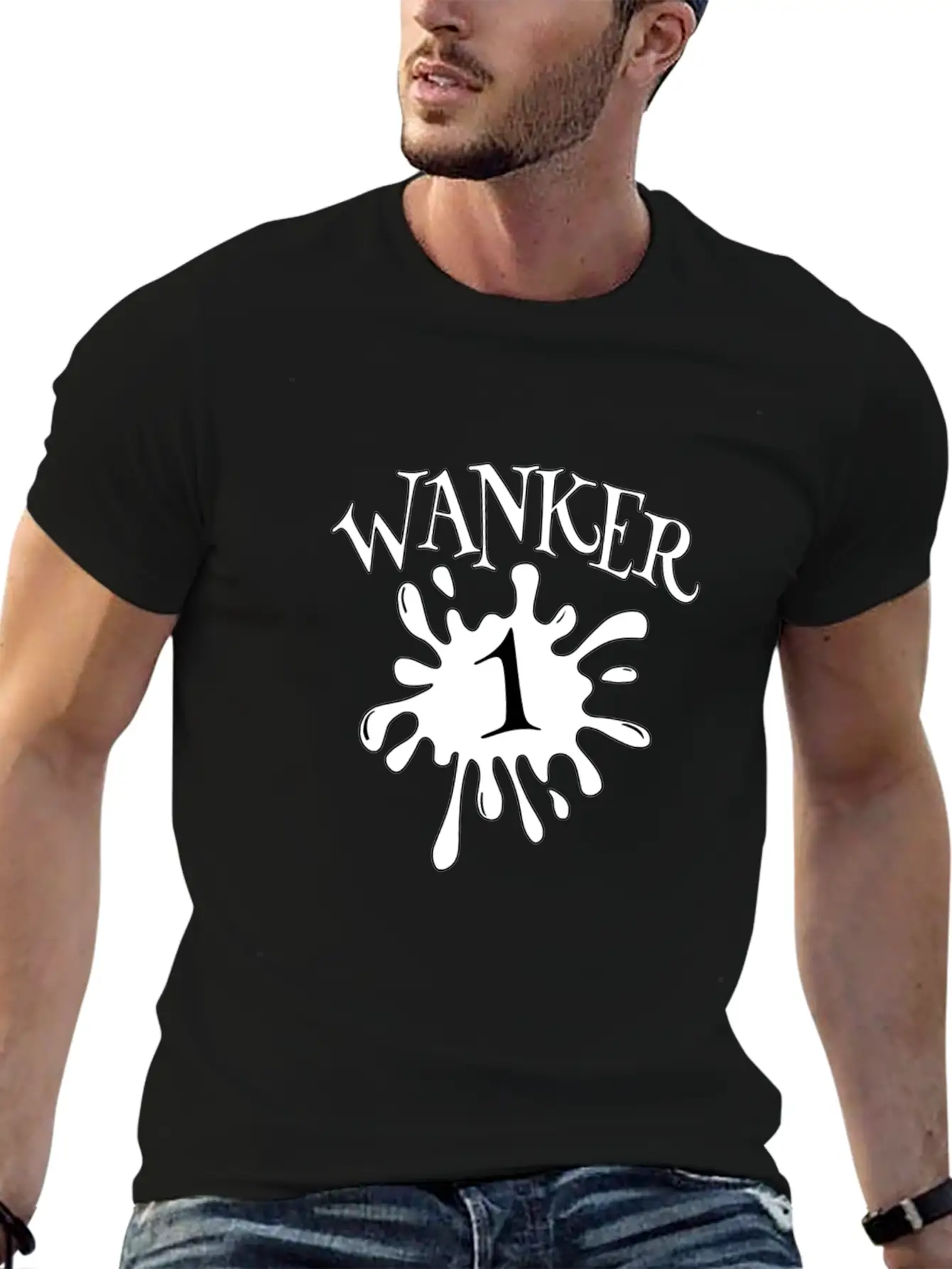 Wanker 1 Funny Matching Friend Bro Buds British Hu Lightweight Cotton T-Shirt – Daily Comfort Graphic Shirt