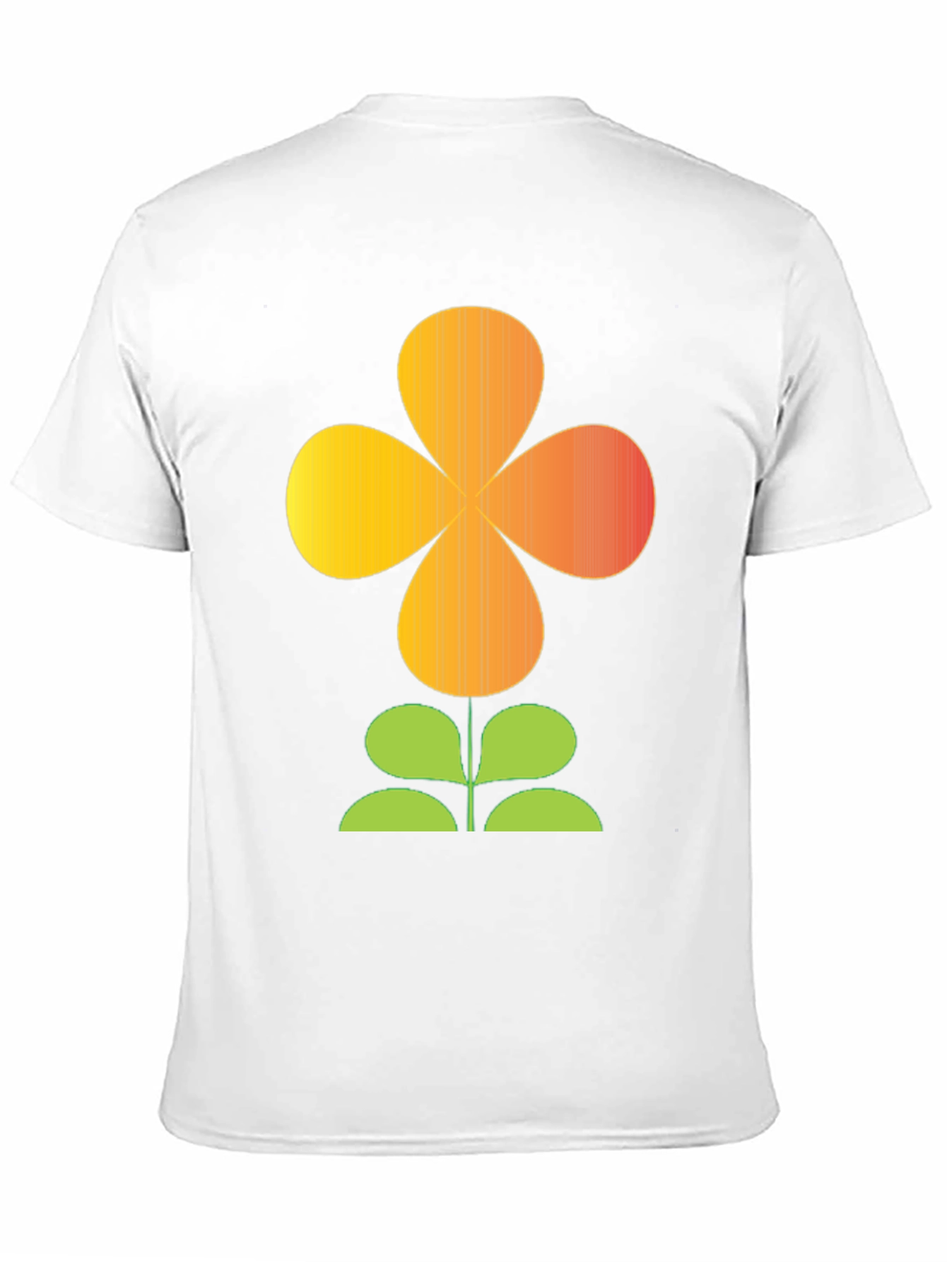 Retro Flower Power Graphic T-Shirt - Black
