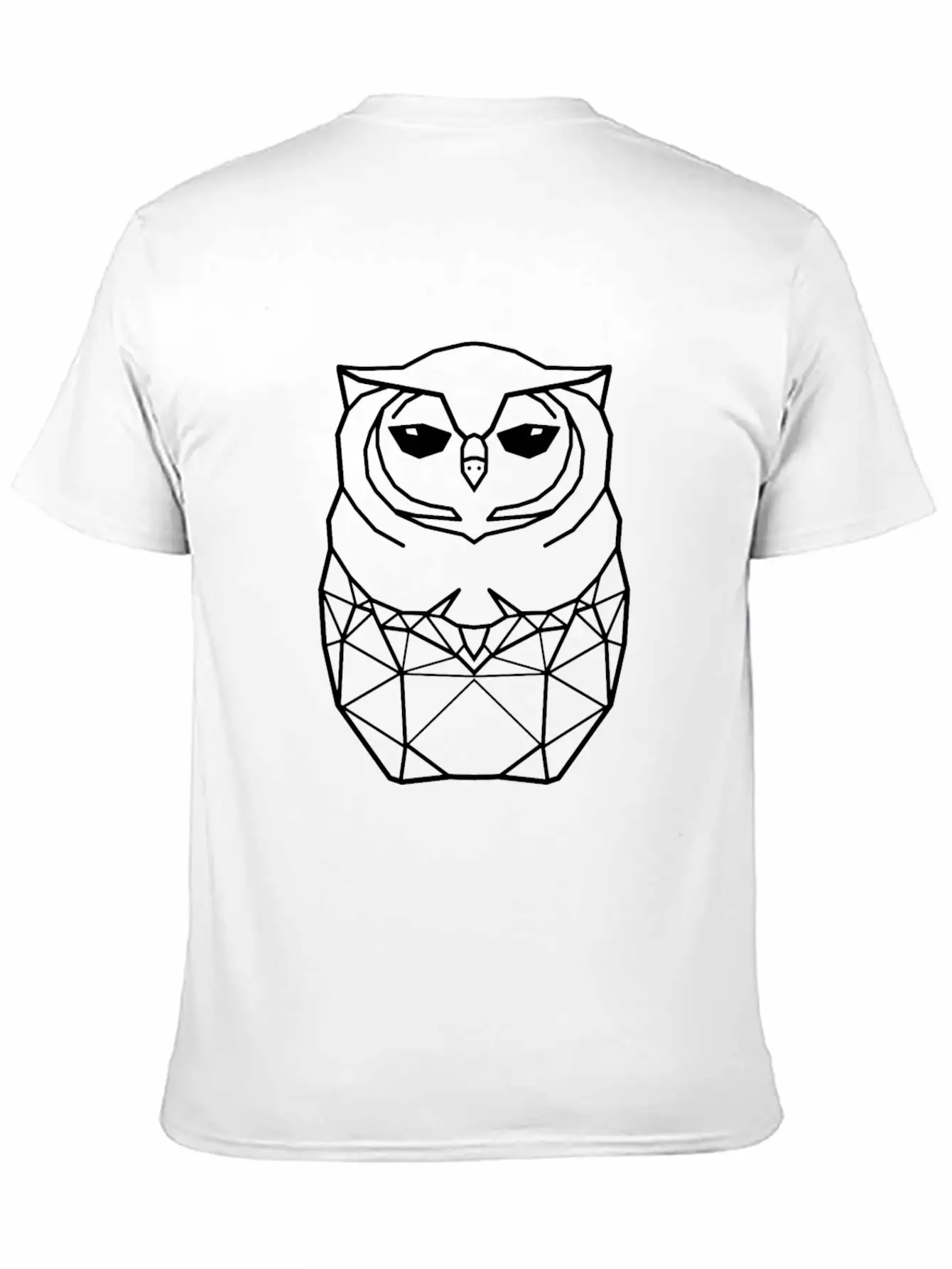 White Owl Lightweight Cotton T-Shirt – Daily Comfort Graphic Shirt