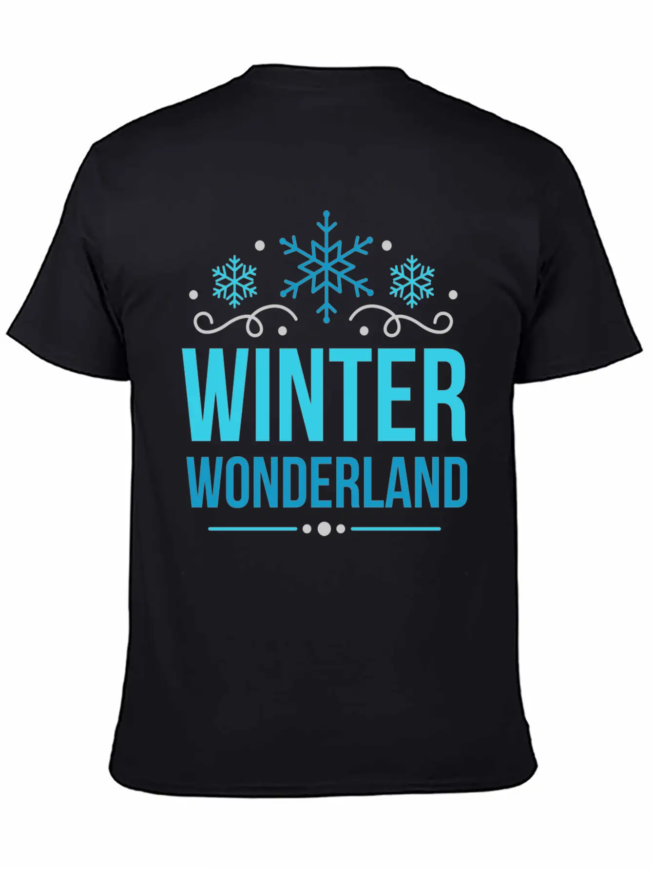 Winter Wonderland Lightweight Cotton T-Shirt – Daily Comfort Graphic Shirt