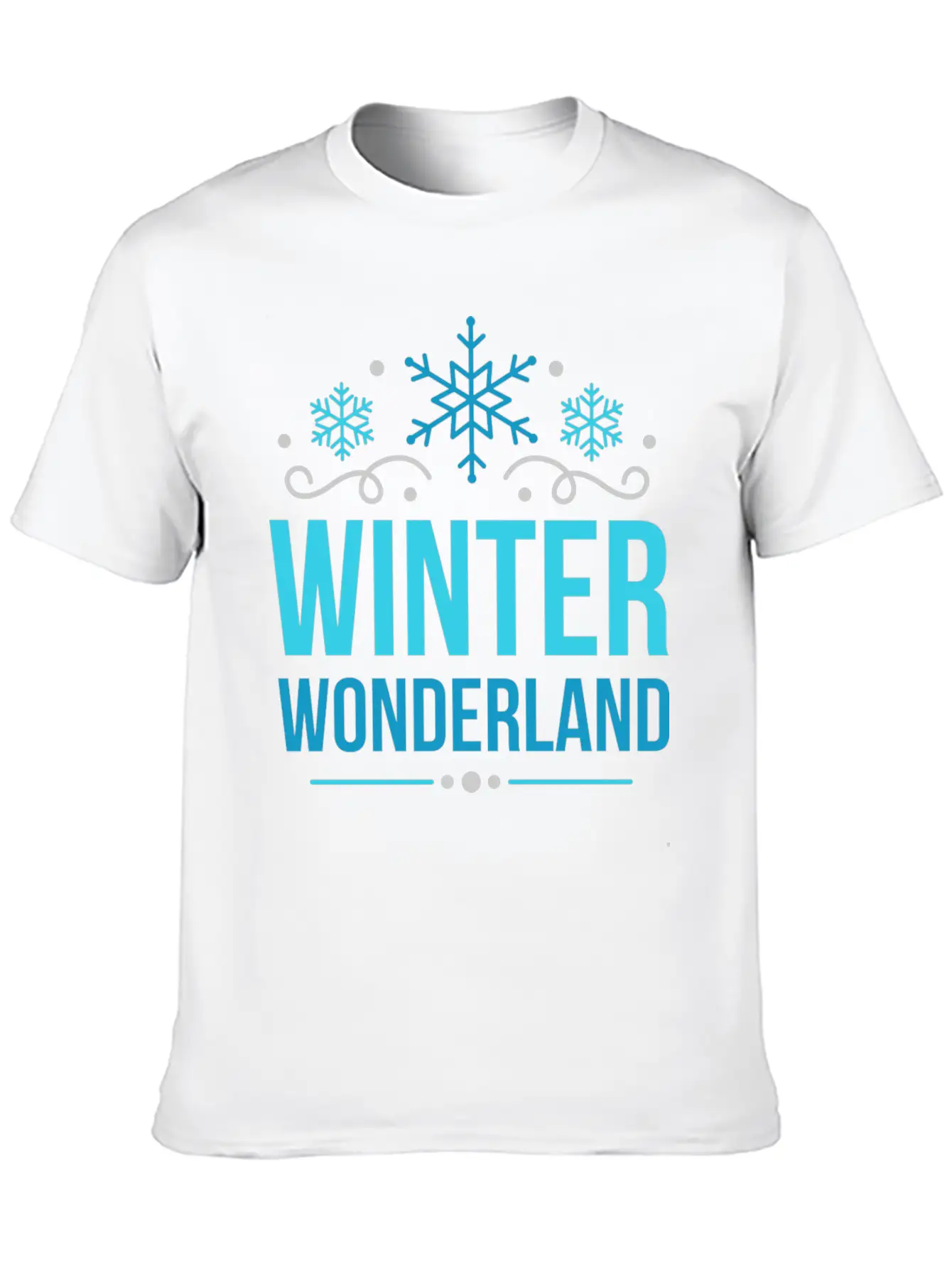 Winter Wonderland Lightweight Cotton T-Shirt – Daily Comfort Graphic Shirt