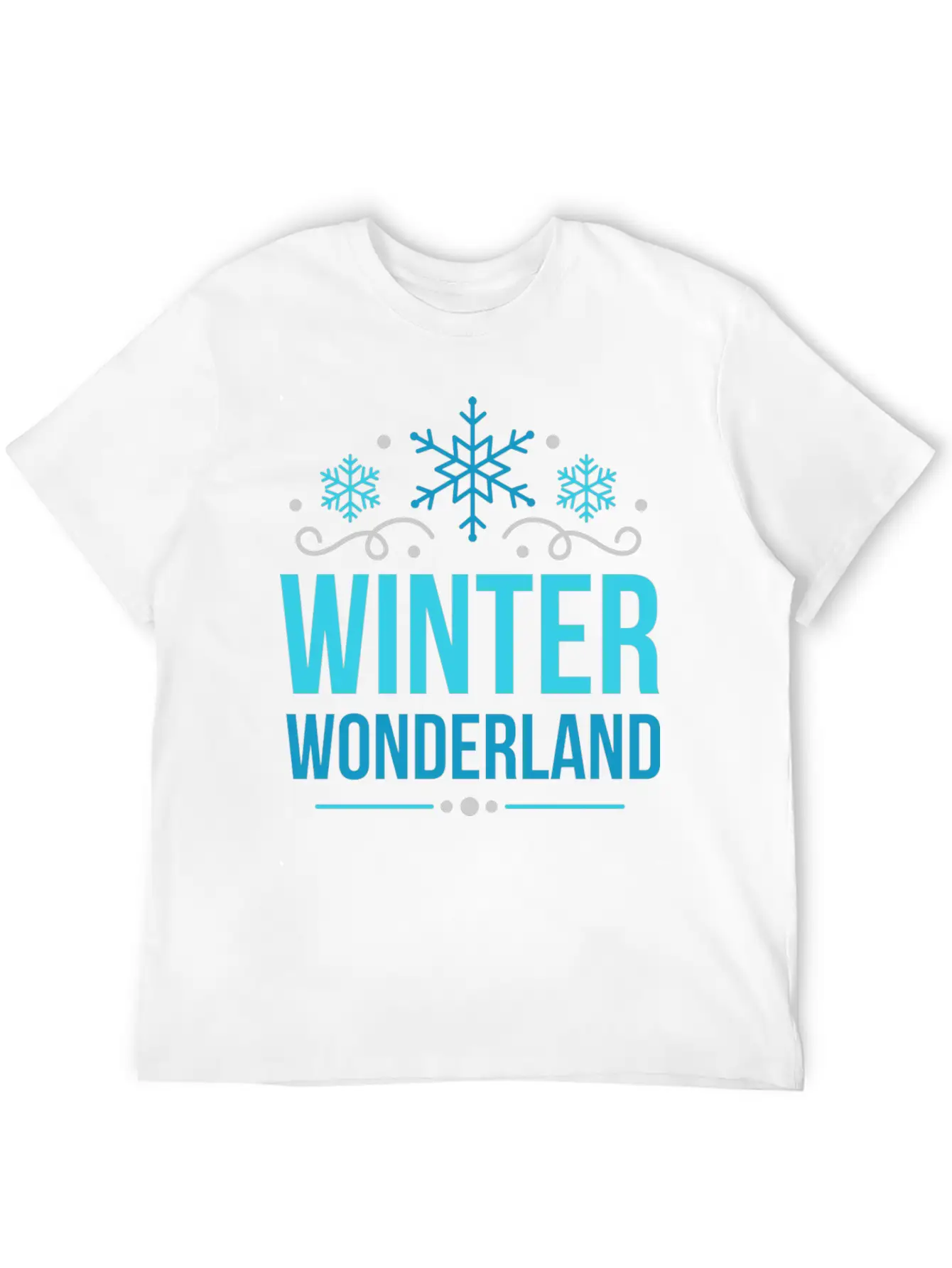 Winter Wonderland Lightweight Cotton T-Shirt – Daily Comfort Graphic Shirt