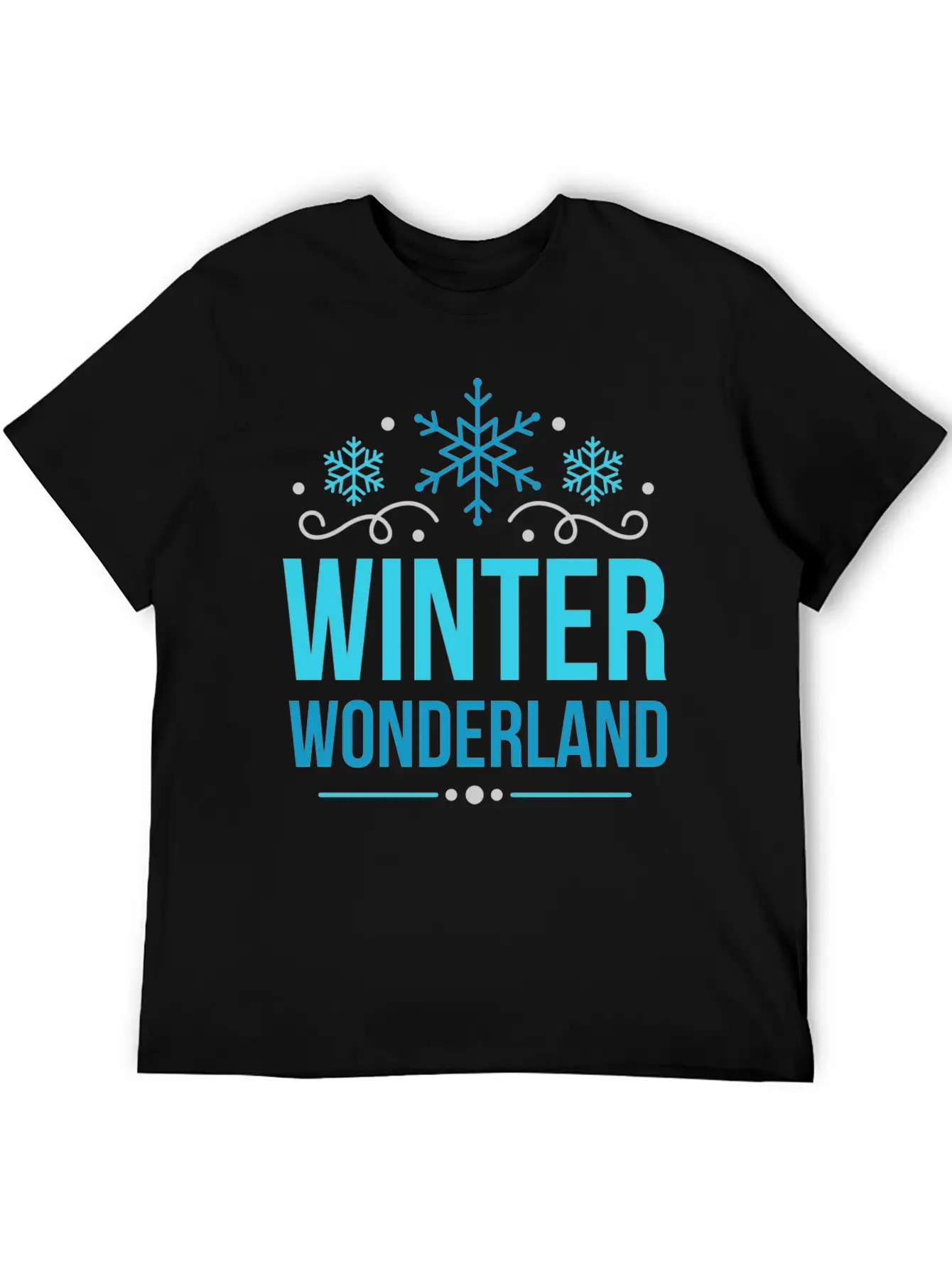 Winter Wonderland Lightweight Cotton T-Shirt – Daily Comfort Graphic Shirt