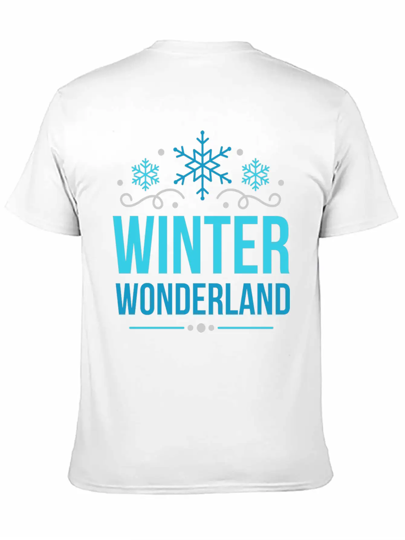 Winter Wonderland Lightweight Cotton T-Shirt – Daily Comfort Graphic Shirt