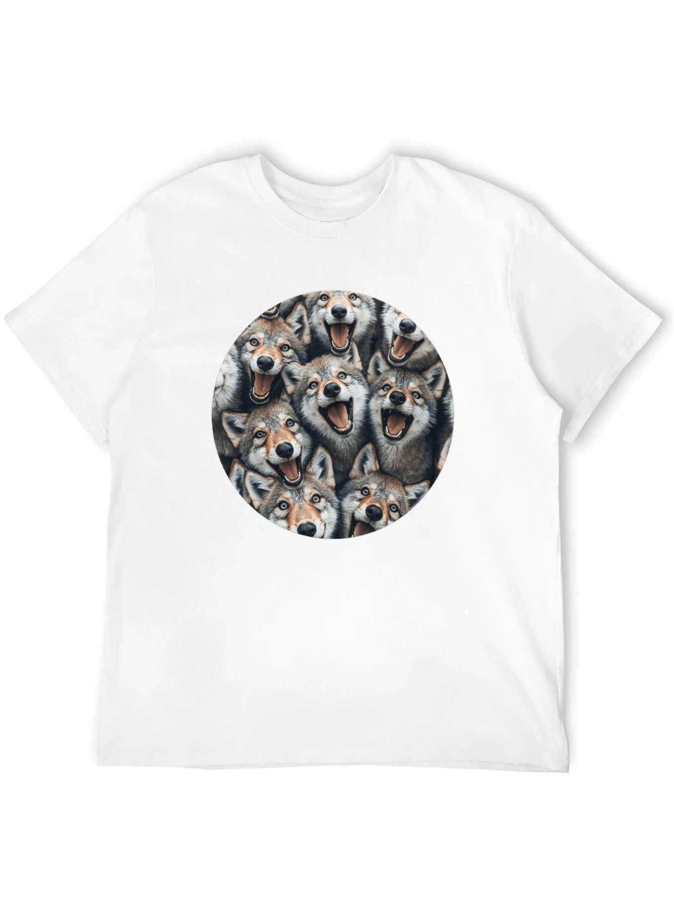 Wolf Pack T-Shirt - Fun Animal Print Tee