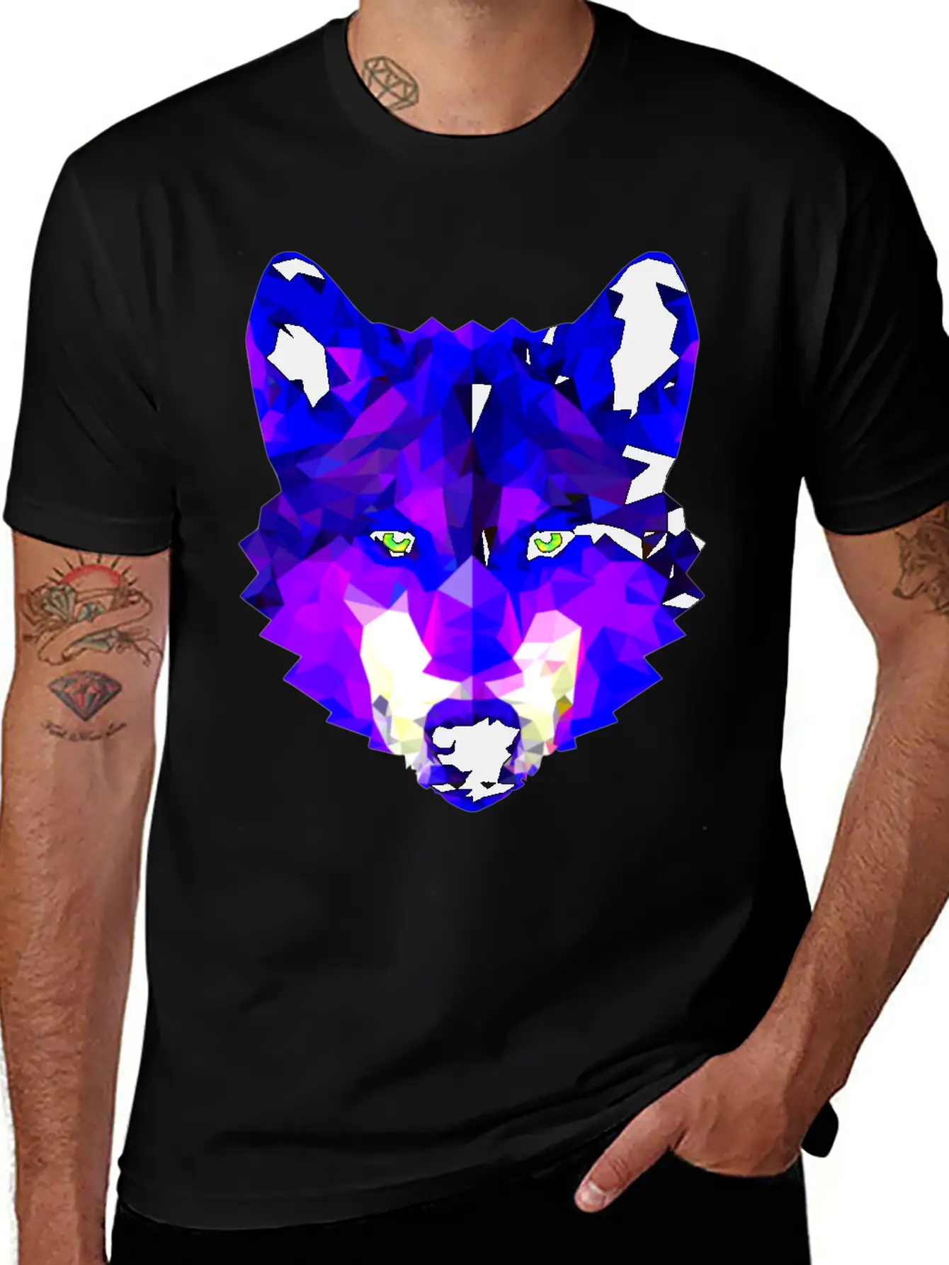 Wolf Lightweight Cotton T-Shirt – Daily Comfort Graphic Shirt