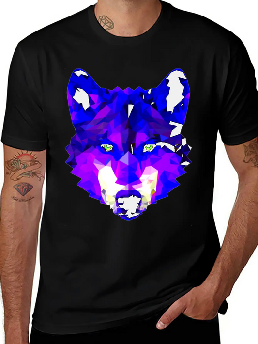 Wolf Lightweight Cotton T-Shirt – Daily Comfort Graphic Shirt
