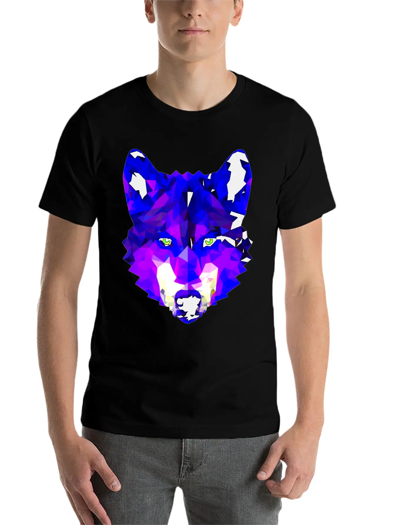 Wolf Lightweight Cotton T-Shirt – Daily Comfort Graphic Shirt