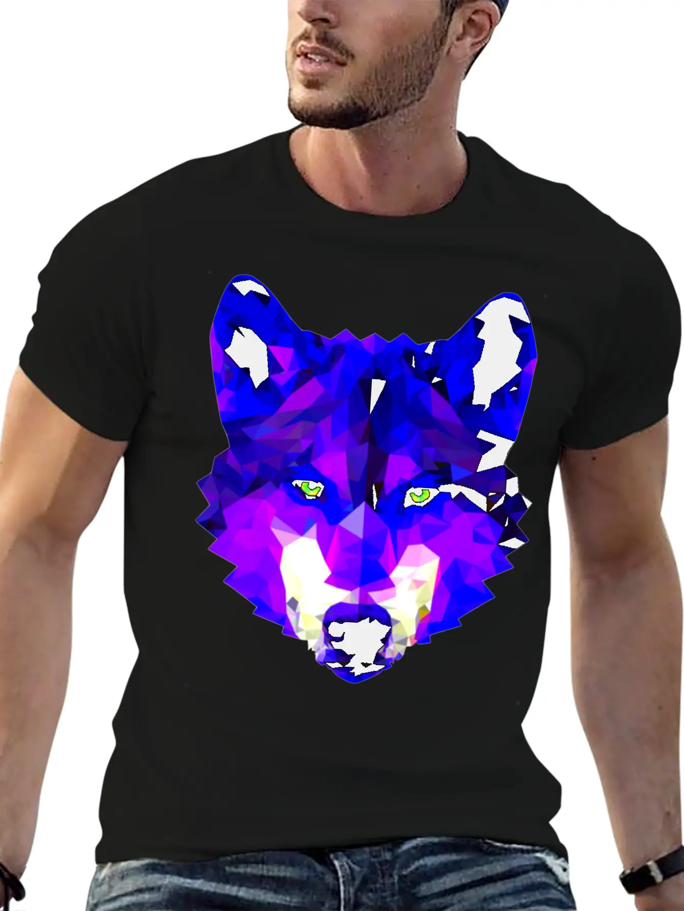 Wolf Lightweight Cotton T-Shirt – Daily Comfort Graphic Shirt