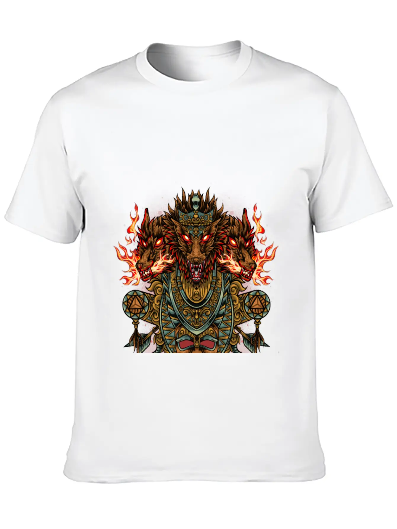 Wolf Tribal Lightweight Cotton T-Shirt – Daily Comfort Graphic Shirt