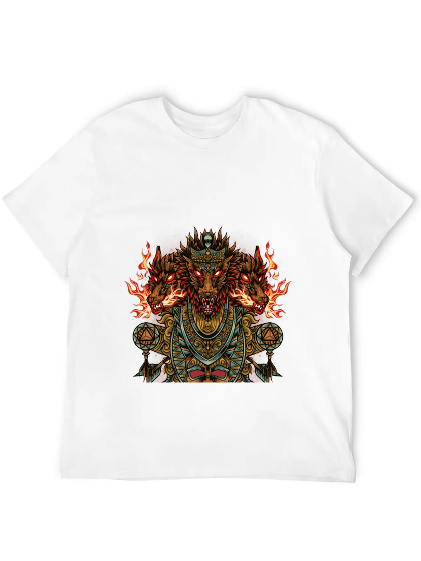 Wolf Tribal Lightweight Cotton T-Shirt – Daily Comfort Graphic Shirt