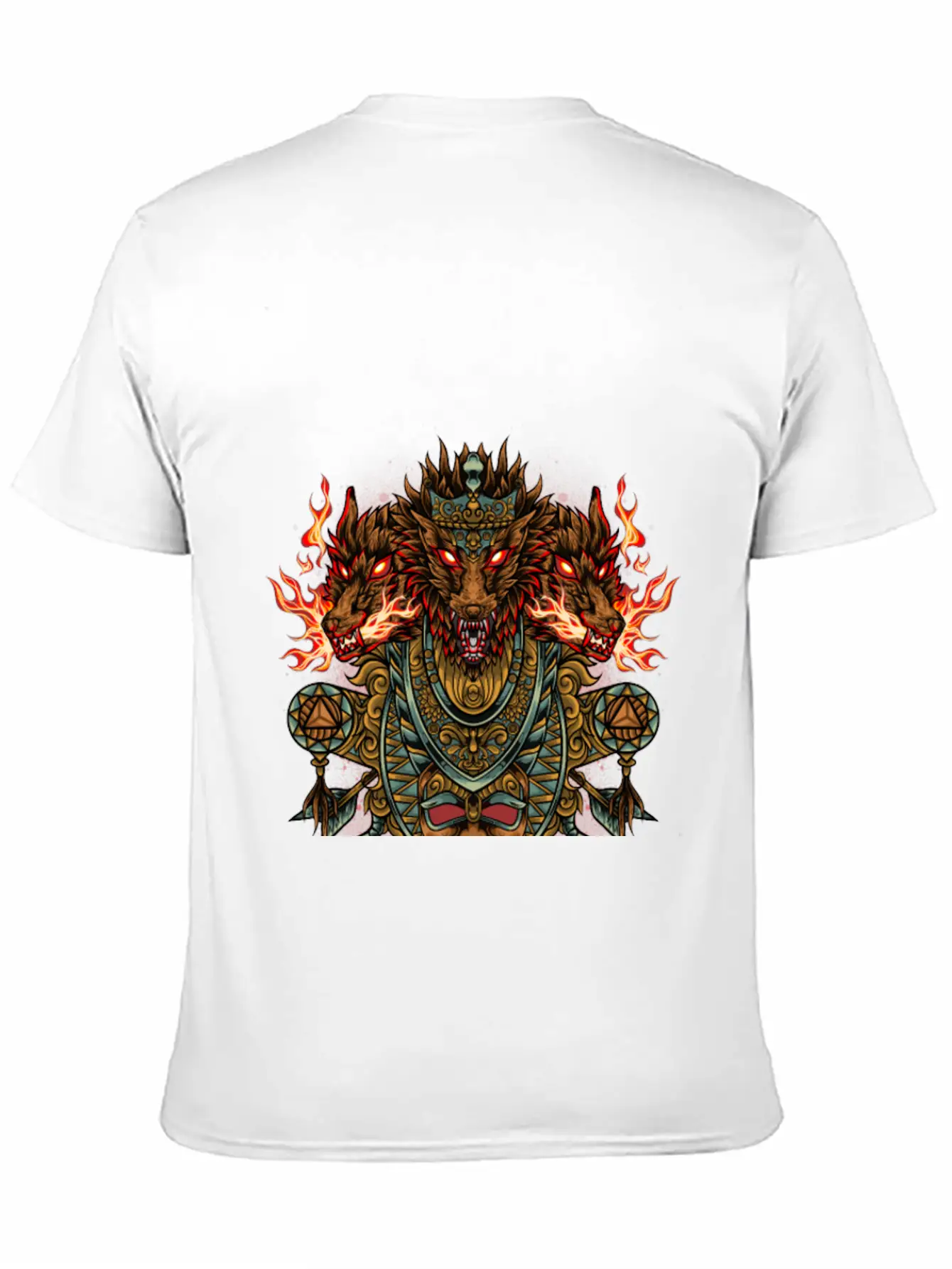 Wolf Tribal Lightweight Cotton T-Shirt – Daily Comfort Graphic Shirt