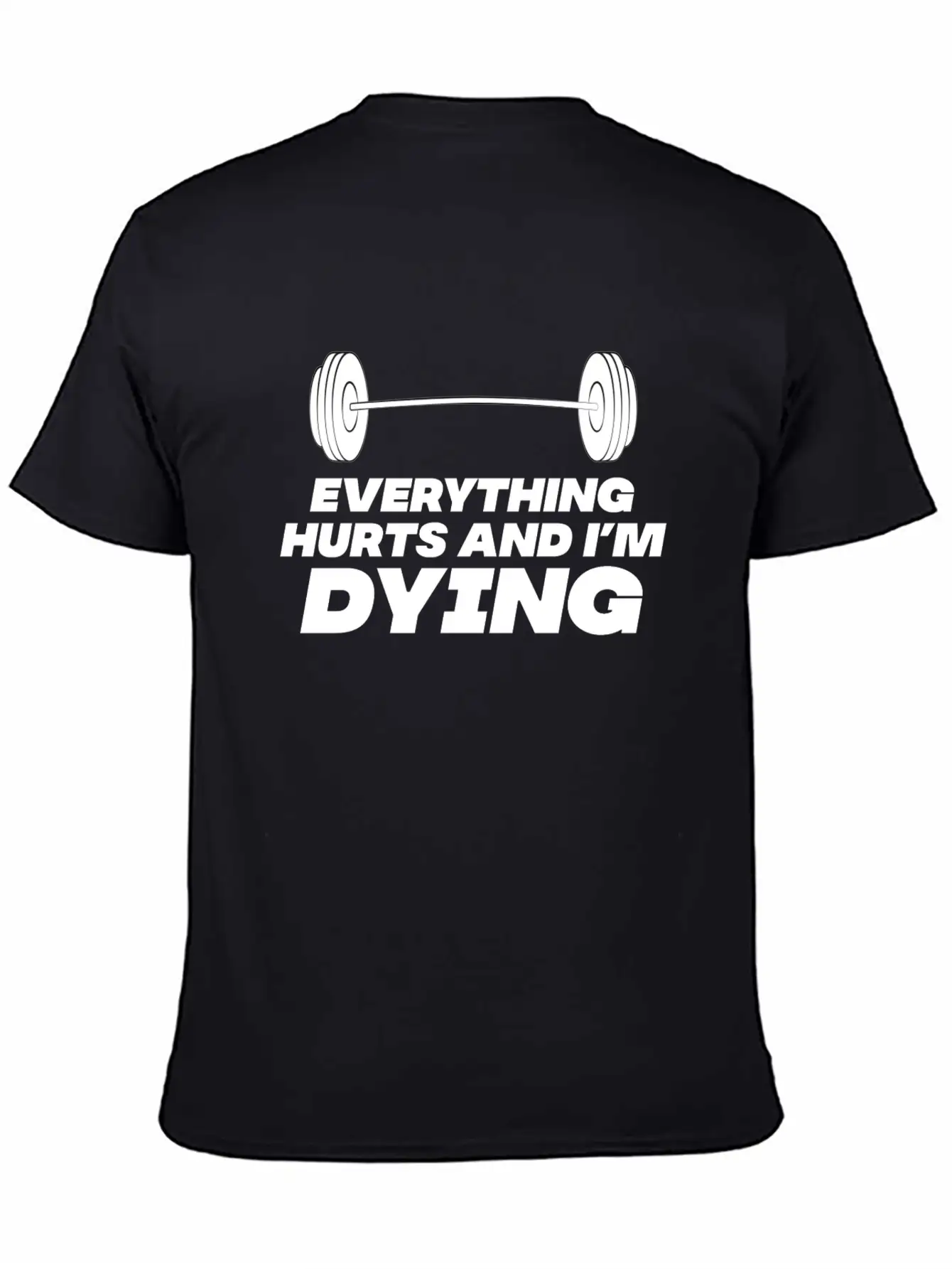 Workout Until Everything Hurts Lightweight Cotton T-Shirt – Daily Comfort Graphic Shirt