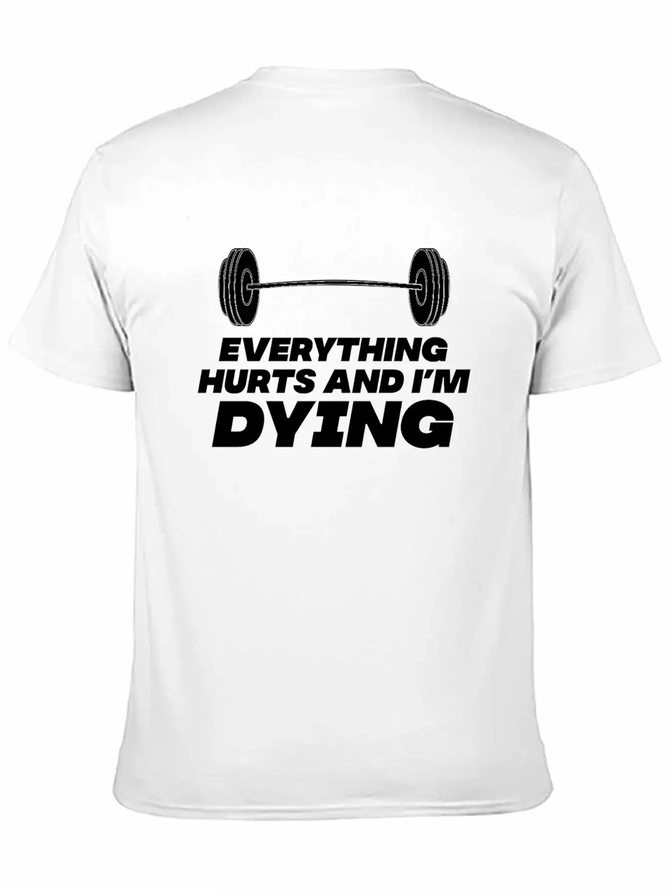 Workout Until Everything Hurts Lightweight Cotton T-Shirt – Daily Comfort Graphic Shirt