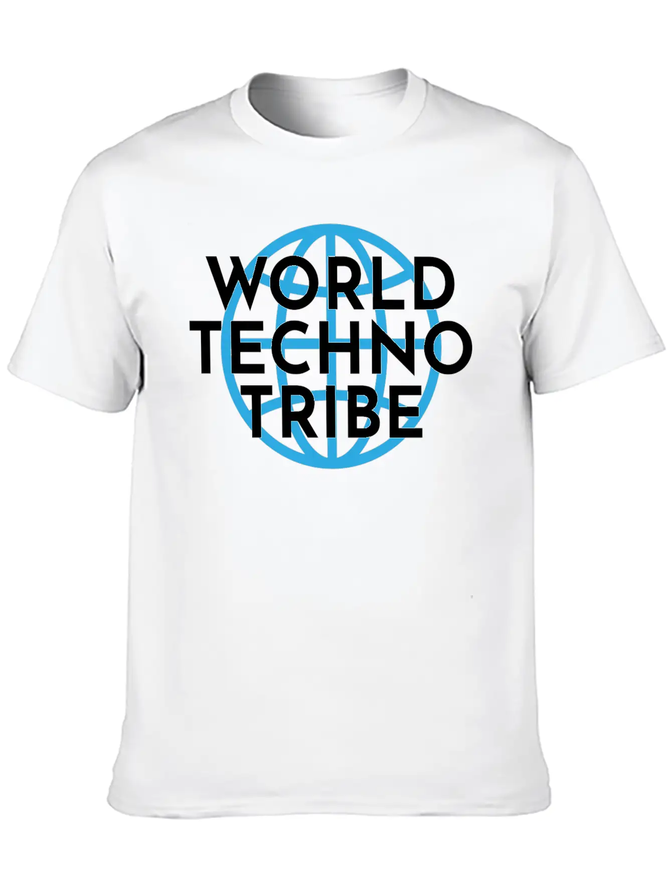 World Techno Tribe Gift Music Raving Concert Lightweight Cotton T-Shirt – Daily Comfort Graphic Shirt
