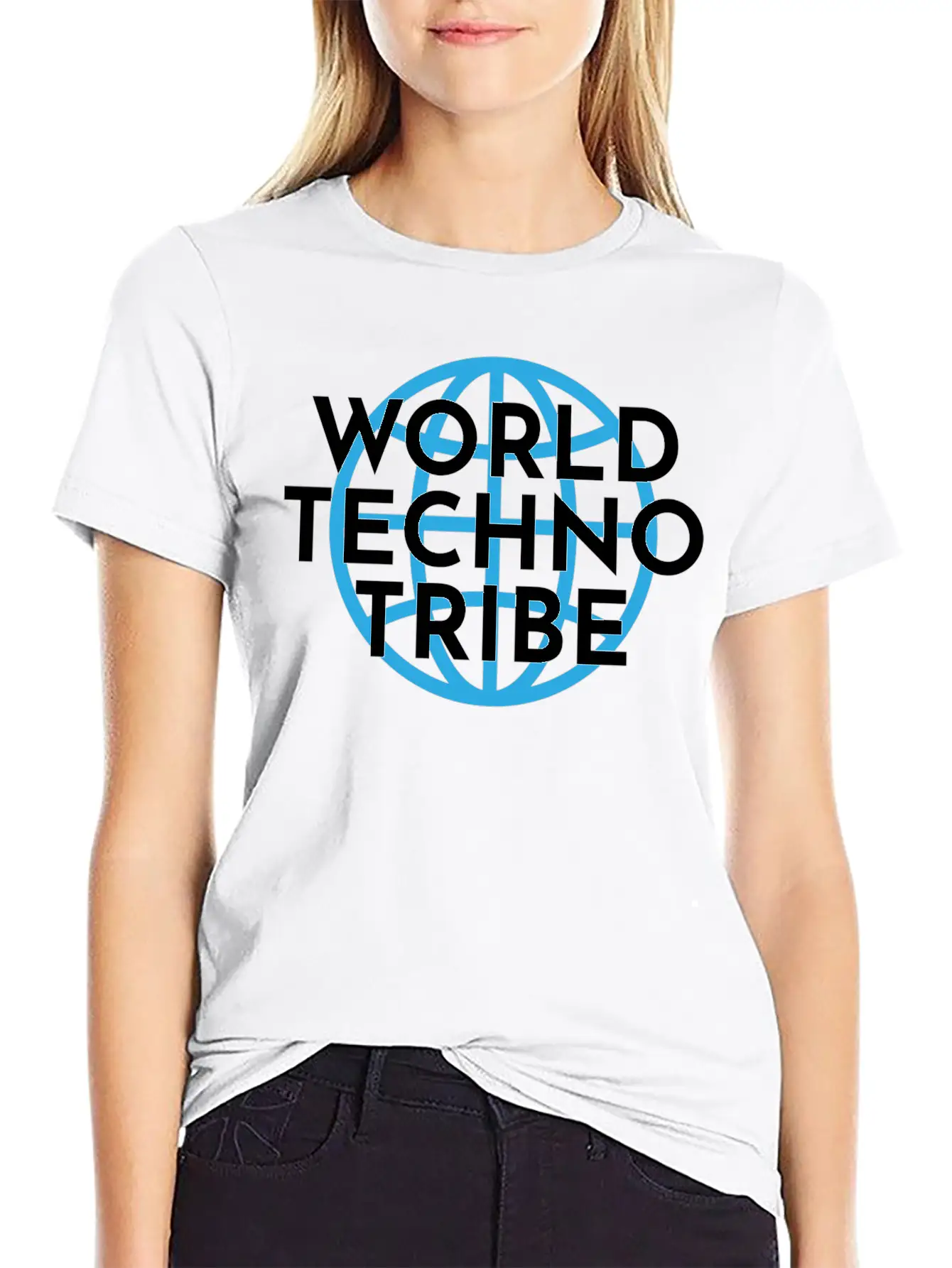 World Techno Tribe Gift Music Raving Concert Lightweight Cotton T-Shirt – Daily Comfort Graphic Shirt