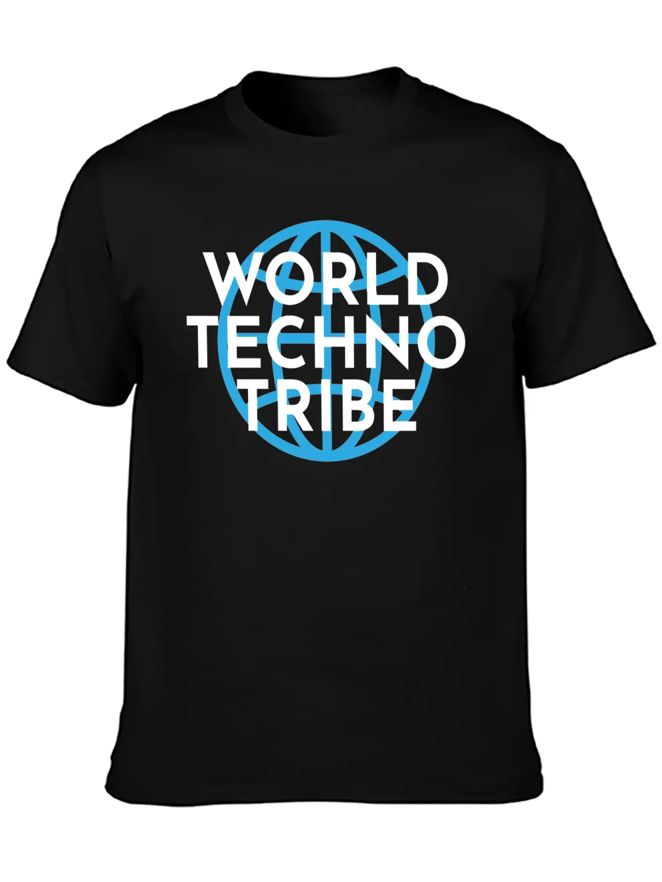World Techno Tribe Gift Music Raving Concert Lightweight Cotton T-Shirt – Daily Comfort Graphic Shirt