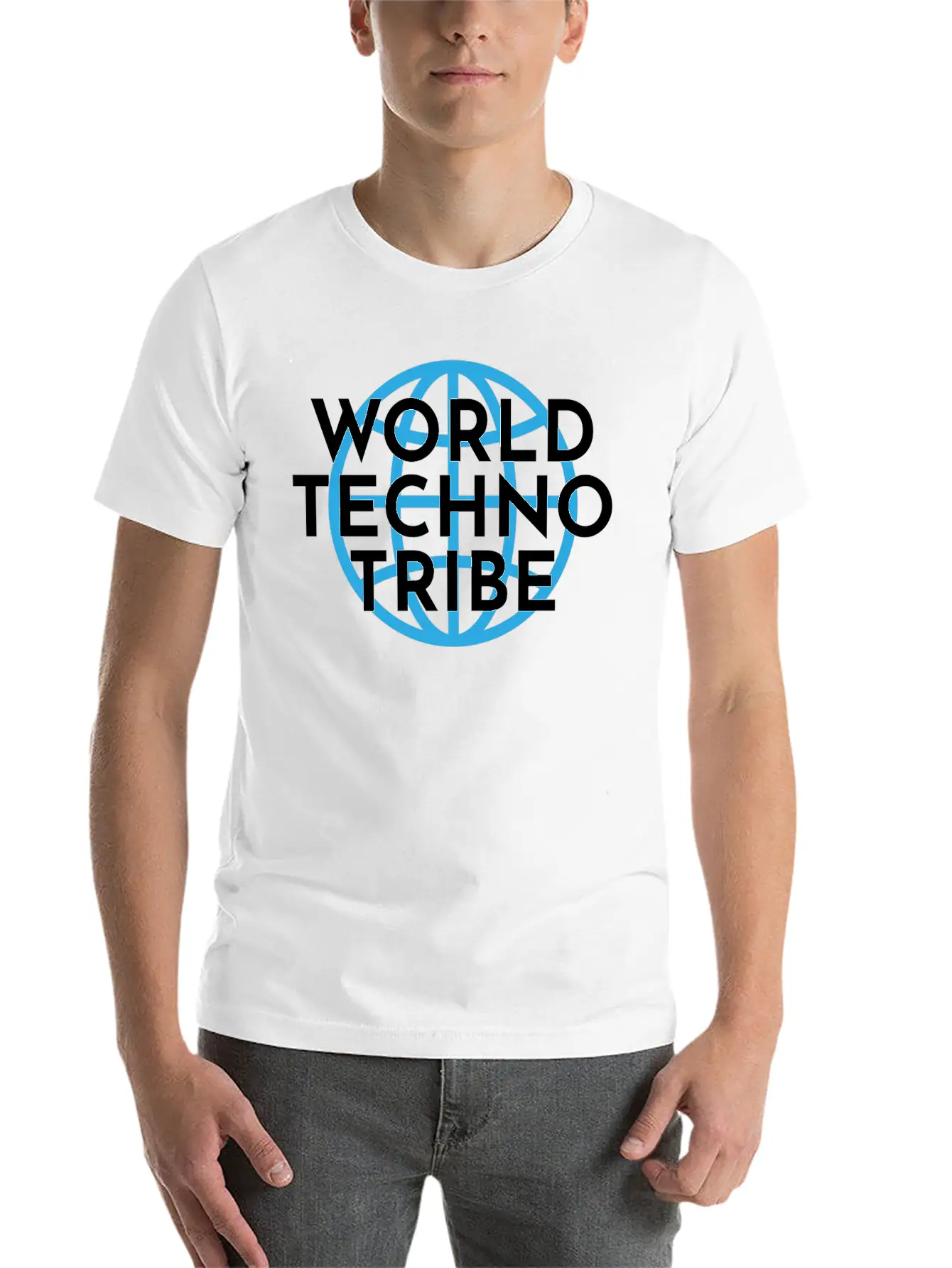 World Techno Tribe Gift Music Raving Concert Lightweight Cotton T-Shirt – Daily Comfort Graphic Shirt