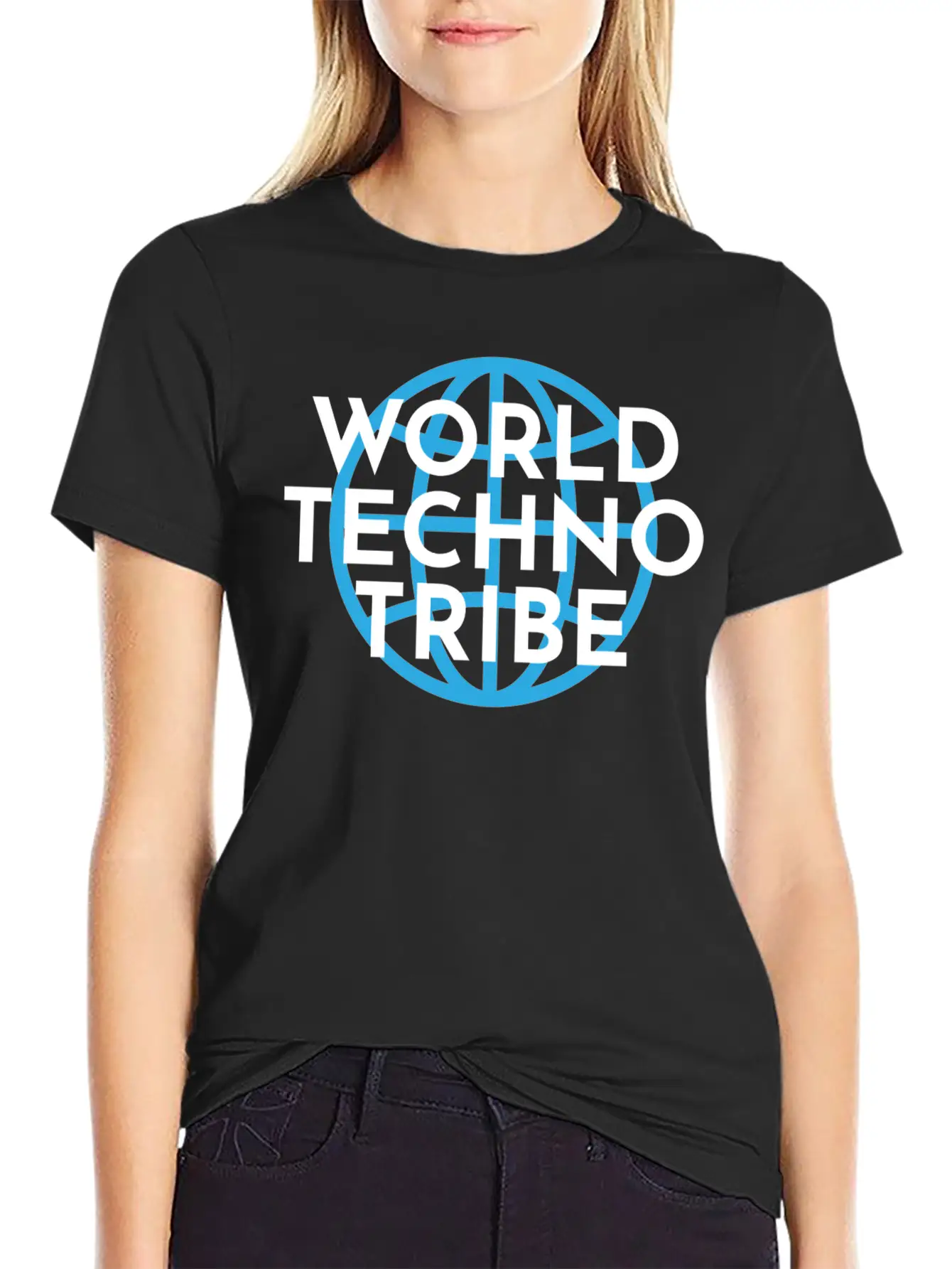 World Techno Tribe Gift Music Raving Concert Lightweight Cotton T-Shirt – Daily Comfort Graphic Shirt