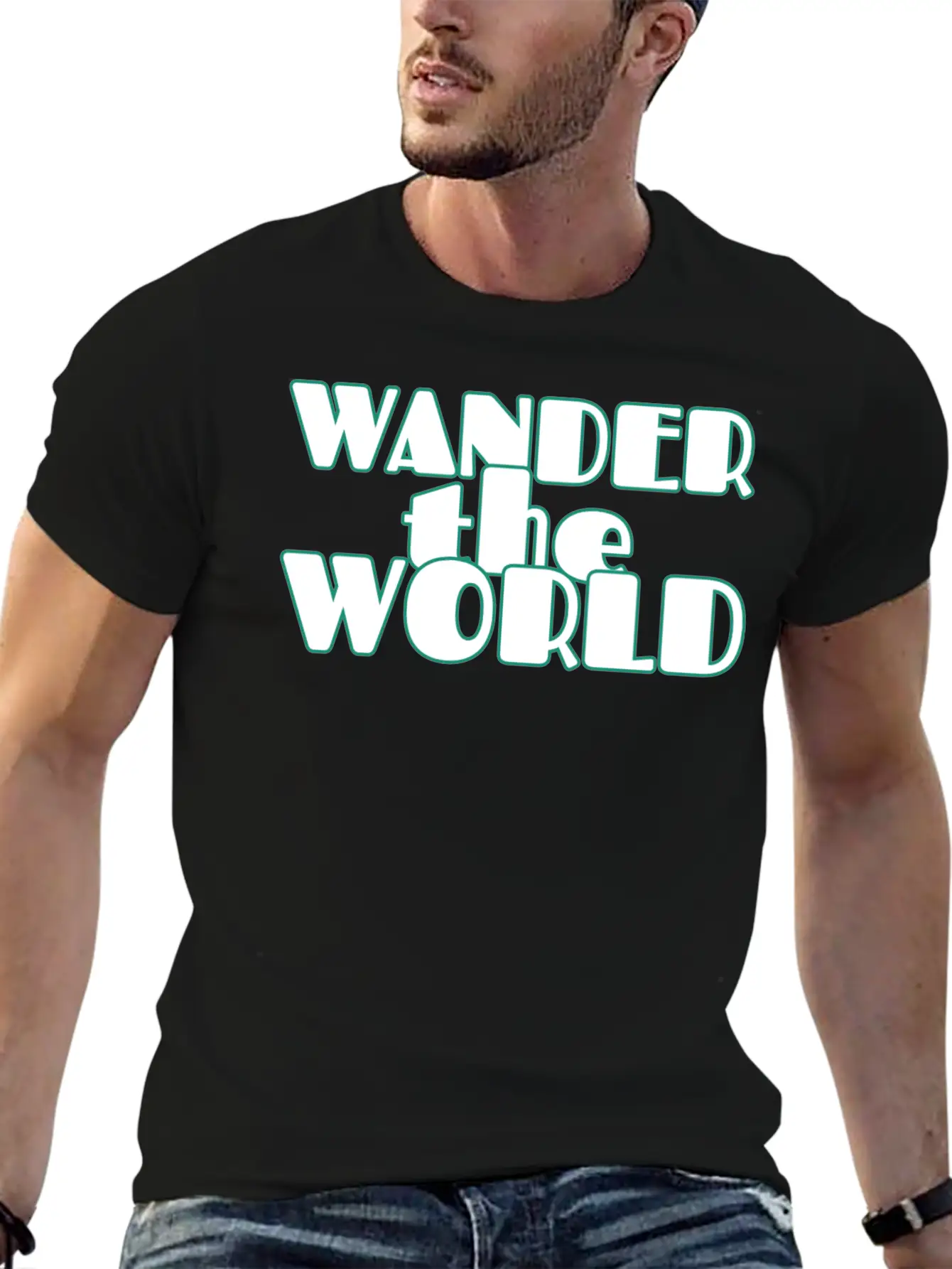 World Traveler. Travel. Traveling Lightweight Cotton T-Shirt – Daily Comfort Graphic Shirt