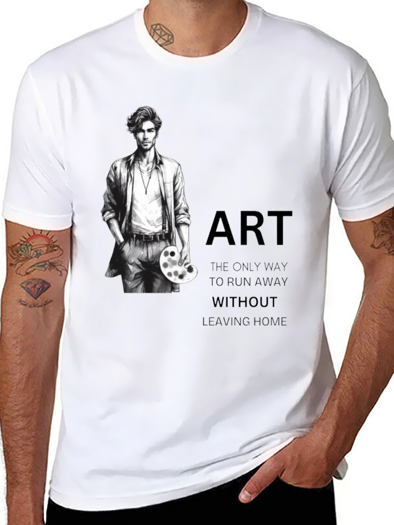 Artist Graphic T-Shirt - Creative Expression