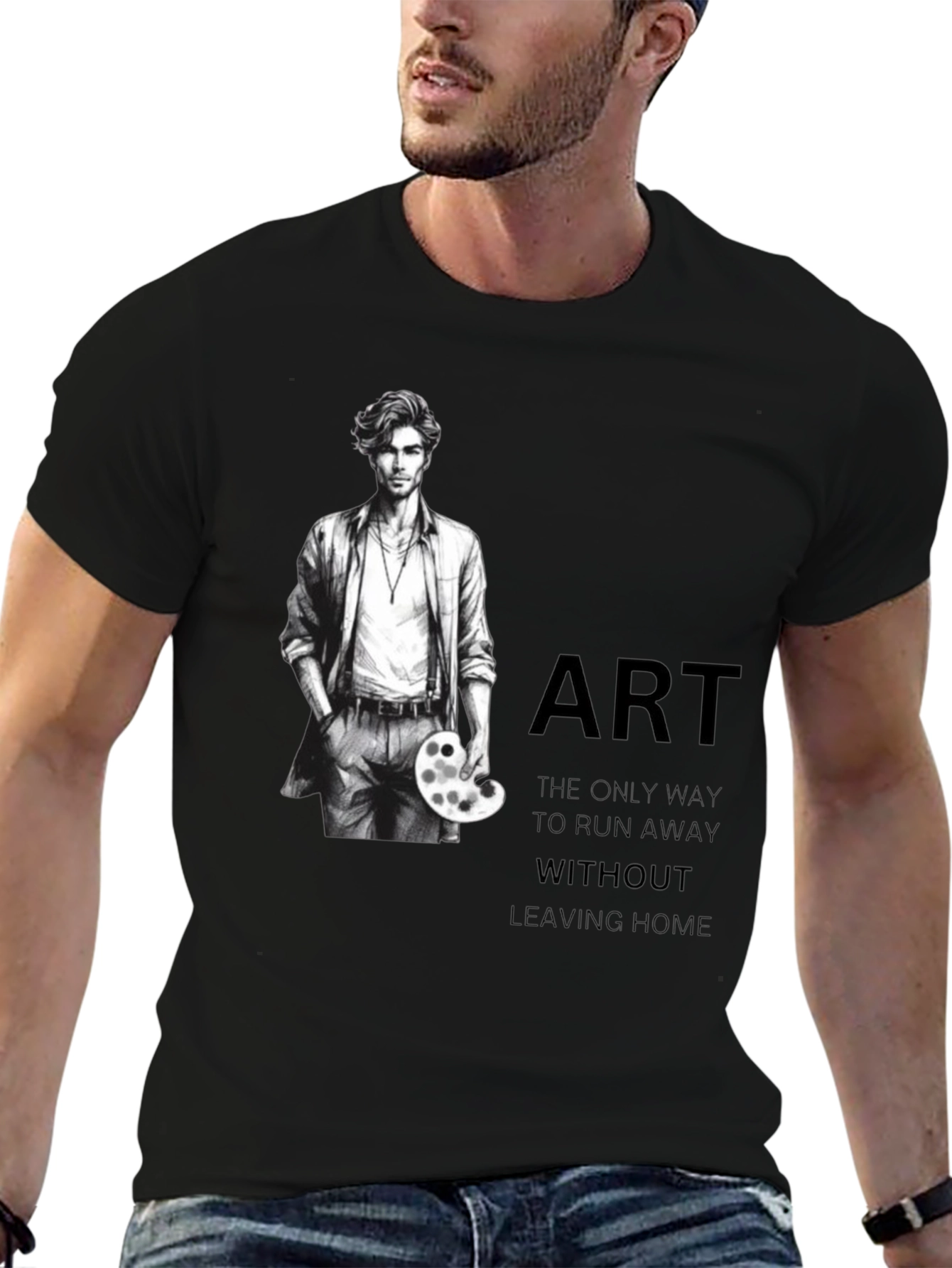 Artist Graphic T-Shirt - Creative Expression