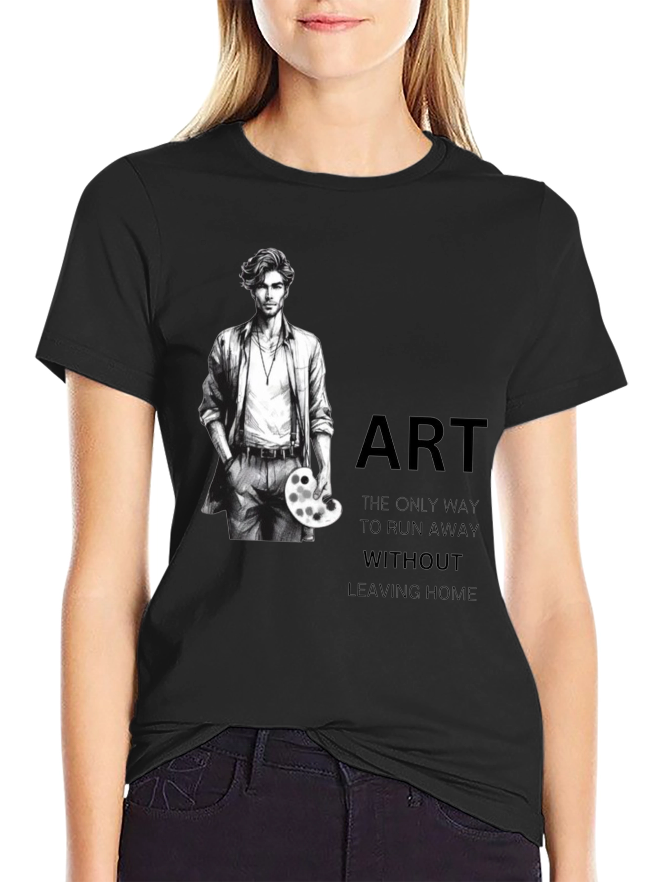 Artist Graphic T-Shirt - Creative Expression