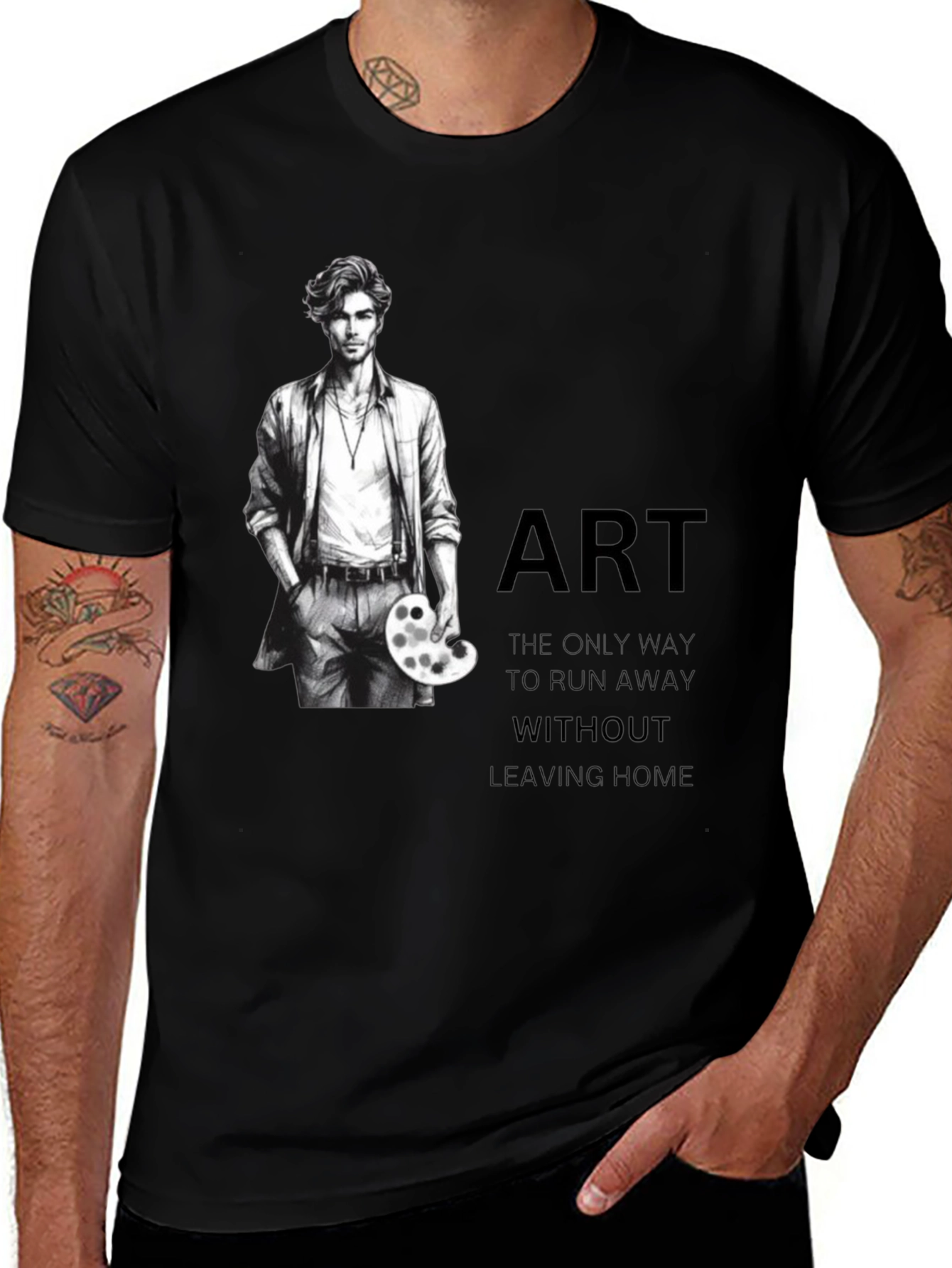 Artist Graphic T-Shirt - Creative Expression