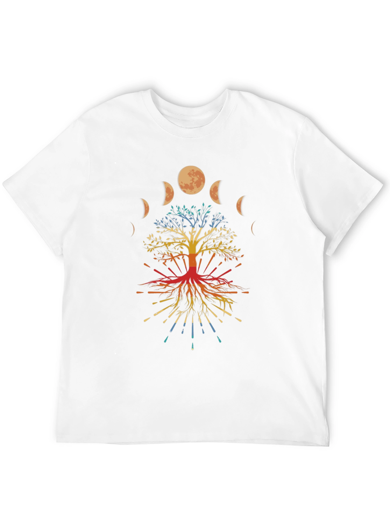Tree of Life Moon Phases Graphic Tee - Unisex