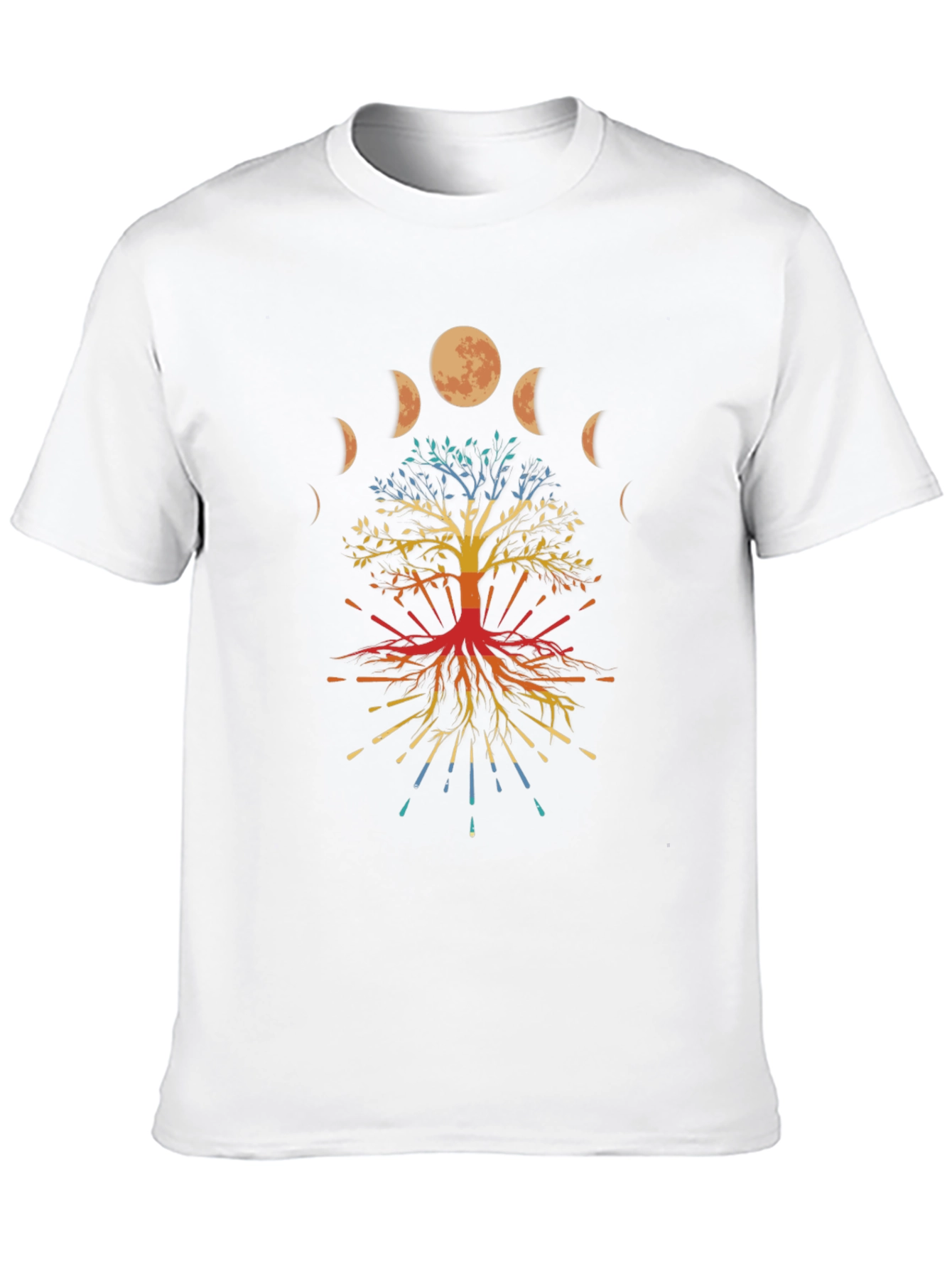 Tree of Life Moon Phases Graphic Tee - Unisex