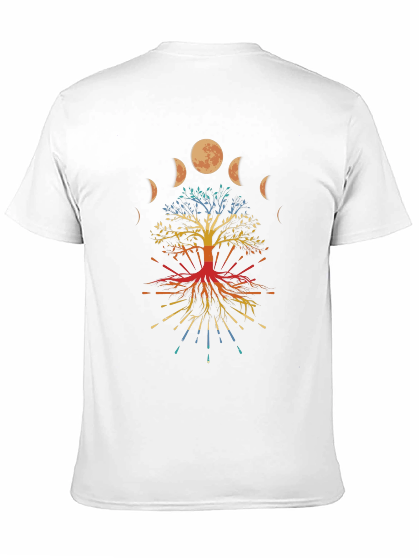 Tree of Life Moon Phases Graphic Tee - Unisex