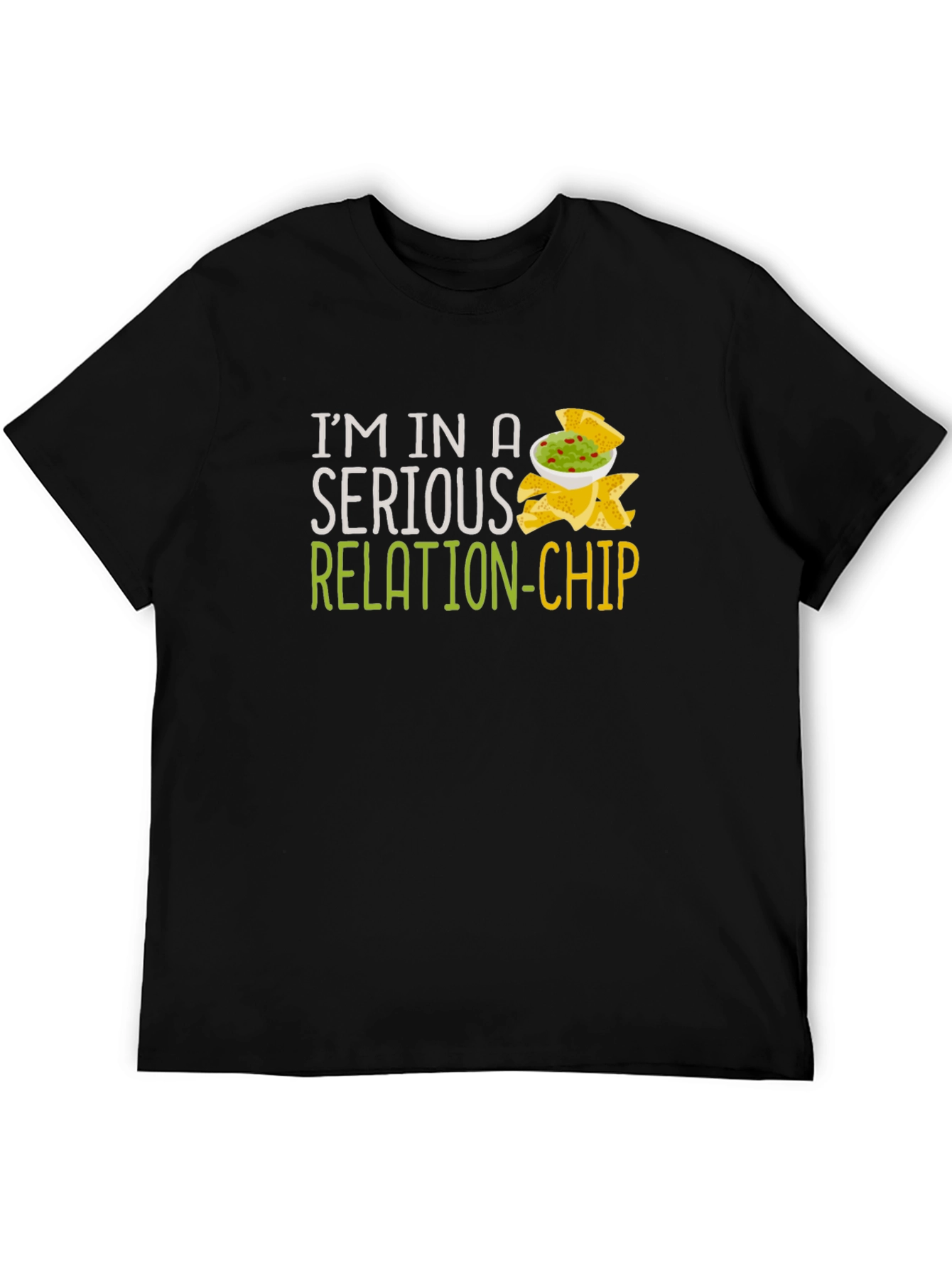 Serious Relation-Chip Graphic T-Shirt