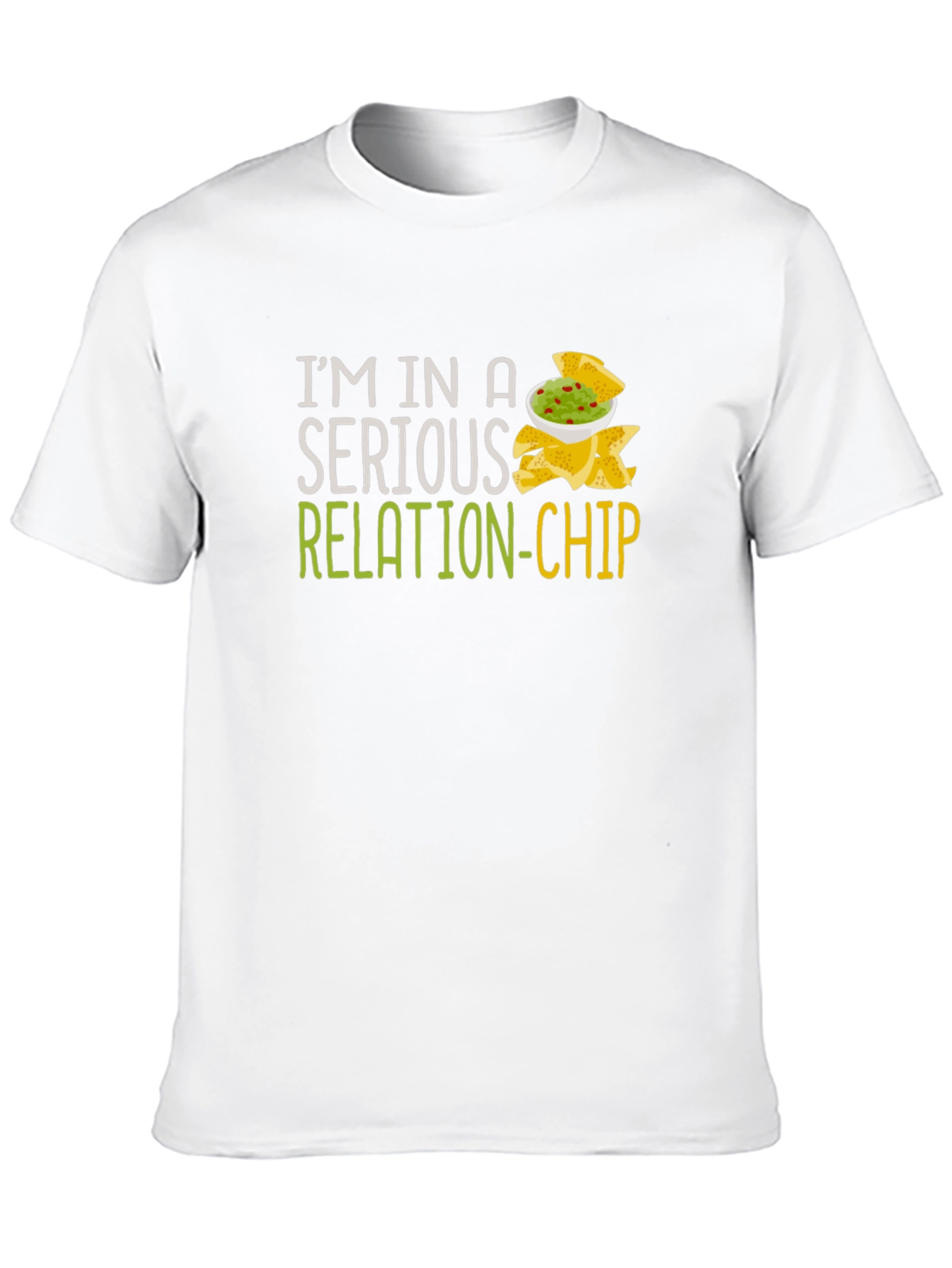 Serious Relation-Chip Graphic T-Shirt